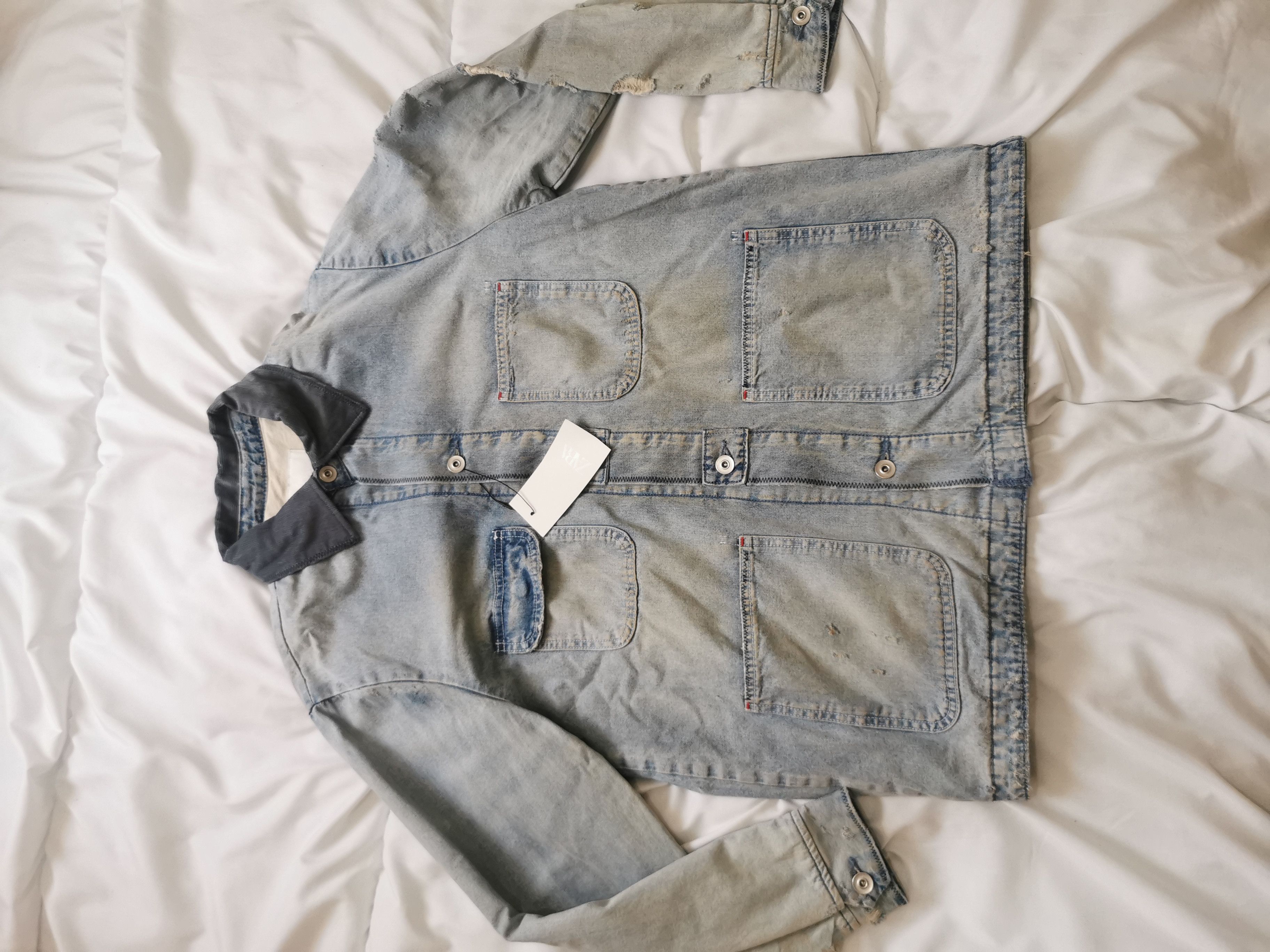 Zara Zara relaxed overshirt curduroy lapel collar size L Size US L / EU 52-54 / 3 - 6 Thumbnail