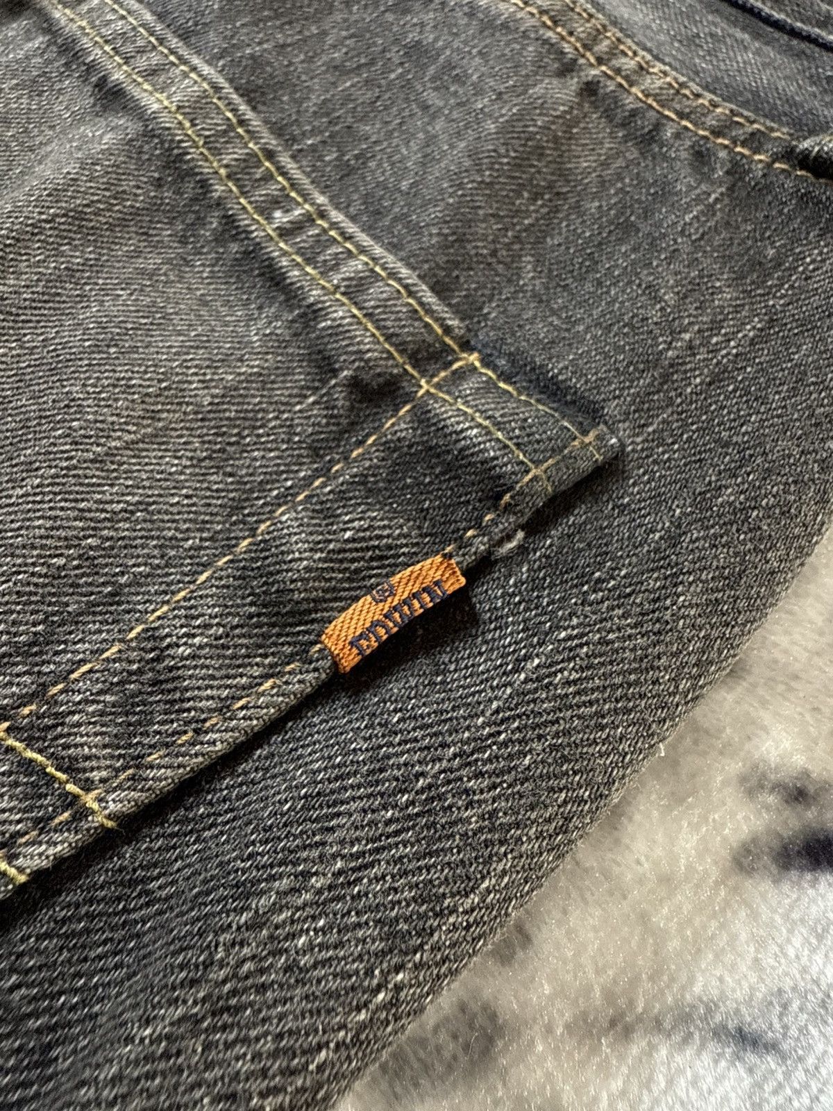Edwin Rare Edwin 505 13.5 Oz Selvedge Wide Baggy Redline Jeans Size US 32 / EU 48 - 23 Thumbnail