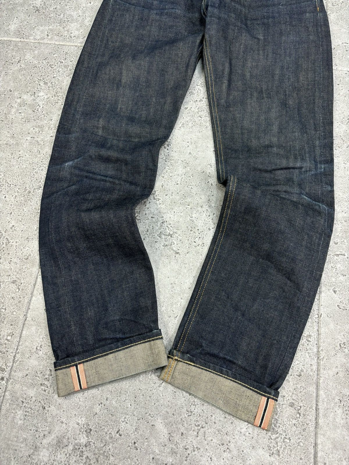 DENHAM × Japanese Brand × Vintage Japan Artist Denhm Flared Raw Denim Pants Selvedge Y2K 00s Size US 32 / EU 48 - 4 Thumbnail