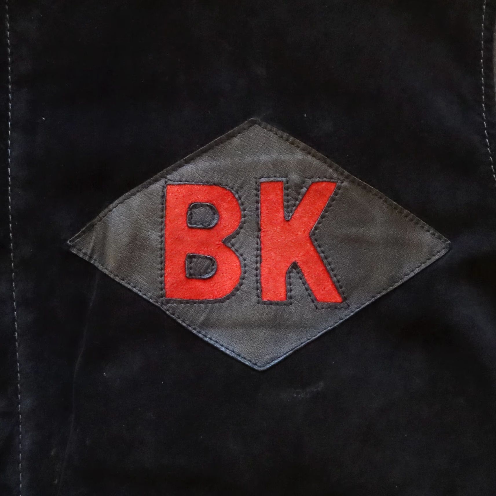 Vintage VINTAGE BK Suede Leather Varsity Jacket Men M Black Varsity Jacket BK Suede Leather Vintage M Black Men Size US M / EU 48-50 / 2 - 5 Thumbnail