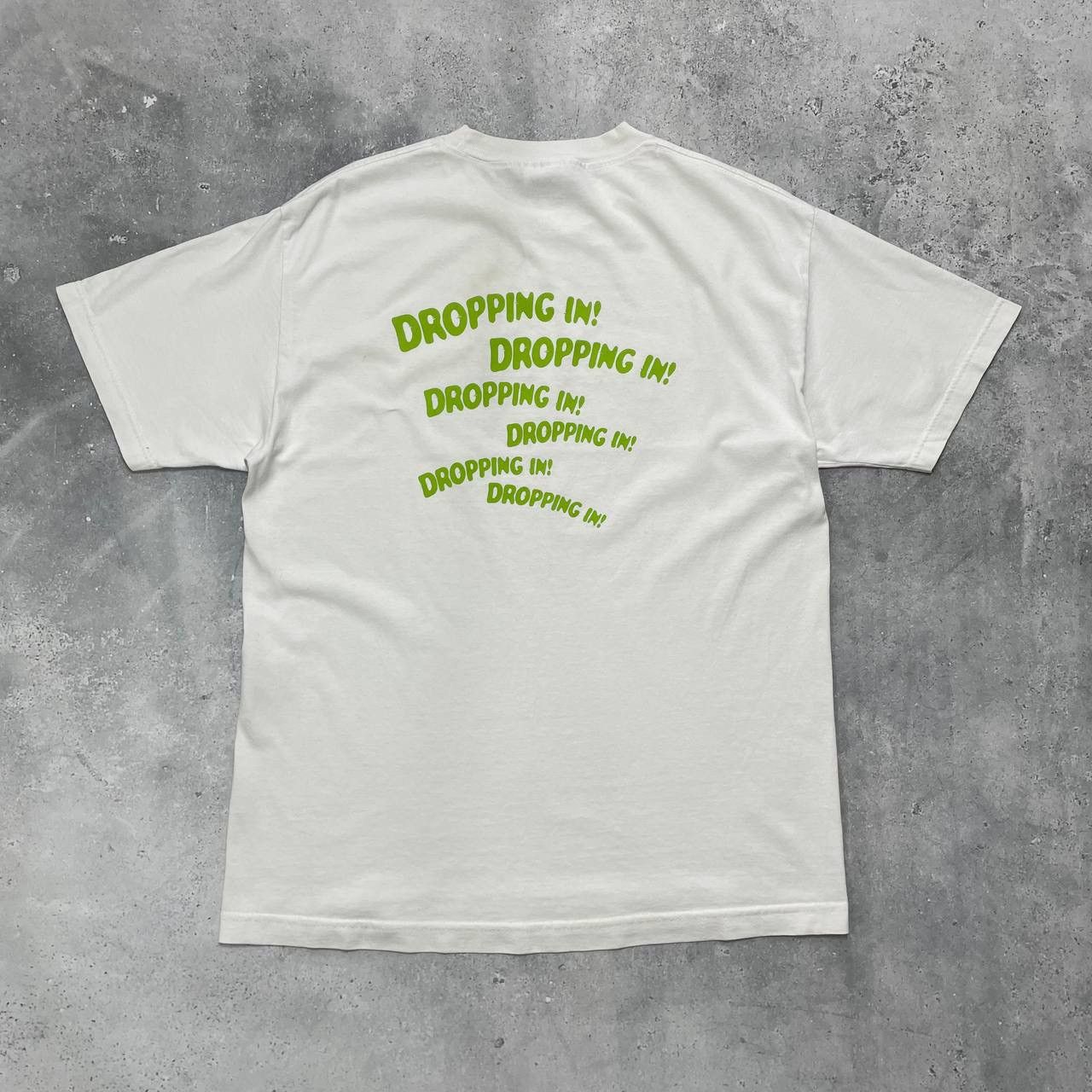 Vintage Vintage 2000s Parks Dropping In Skateboarding T Shirt White Size US L / EU 52-54 / 3 - 2 Thumbnail