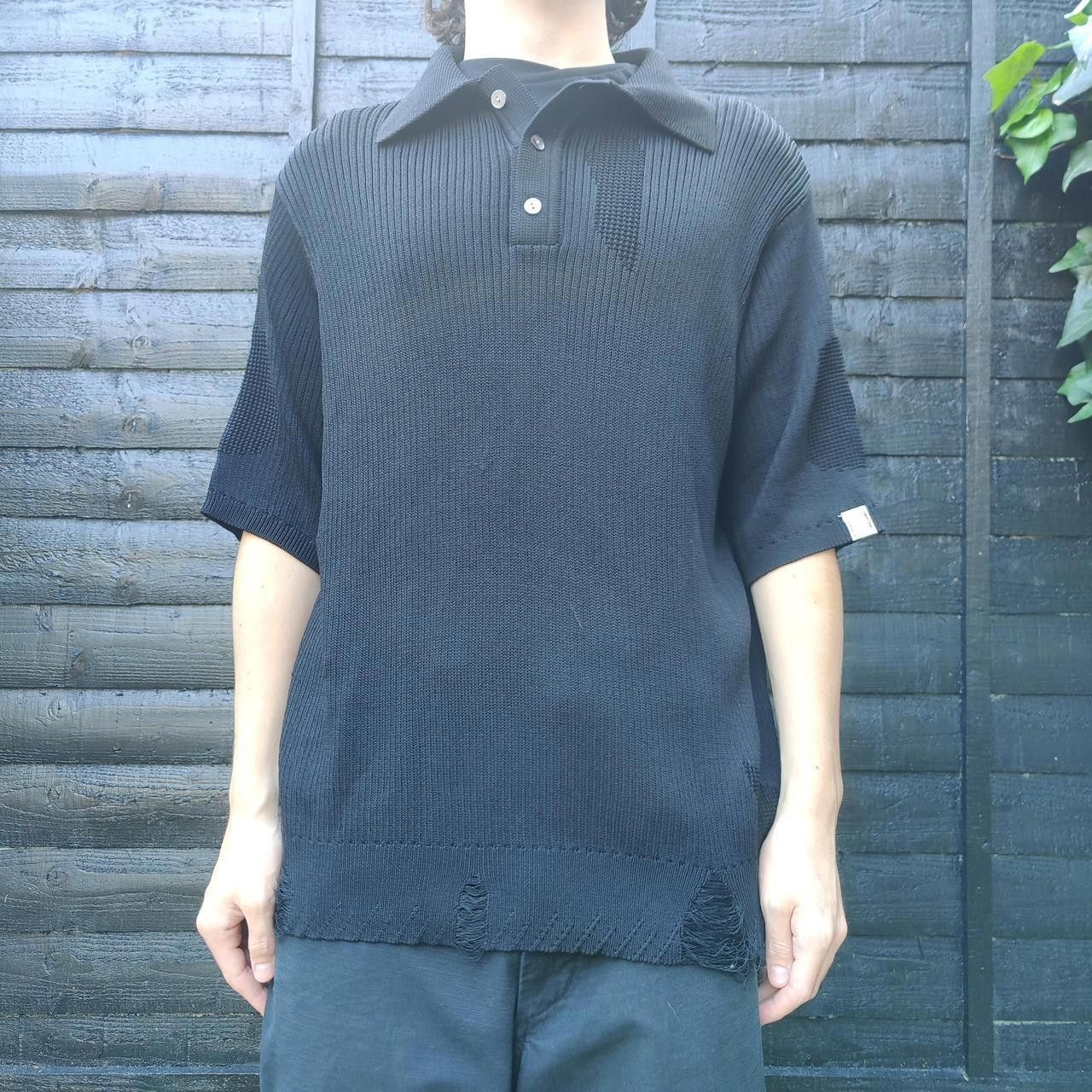 Other Japanese Distressed Knit Polo Size US M / EU 48-50 / 2 - 1 Thumbnail