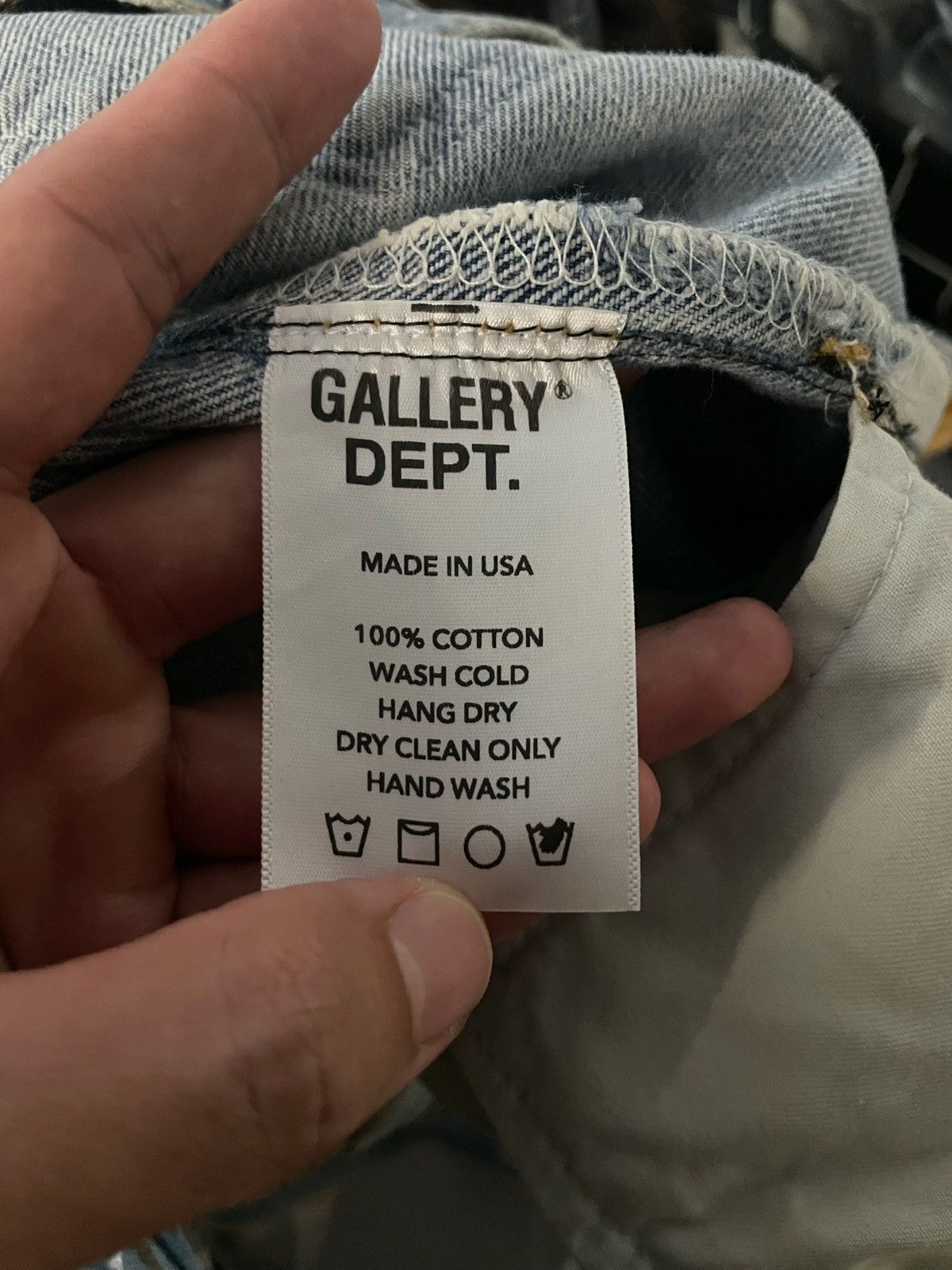 Gallery Dept. Gallery Dept. 5001 Denim Straight Jeans Size US 30 / EU 46 - 8 Thumbnail