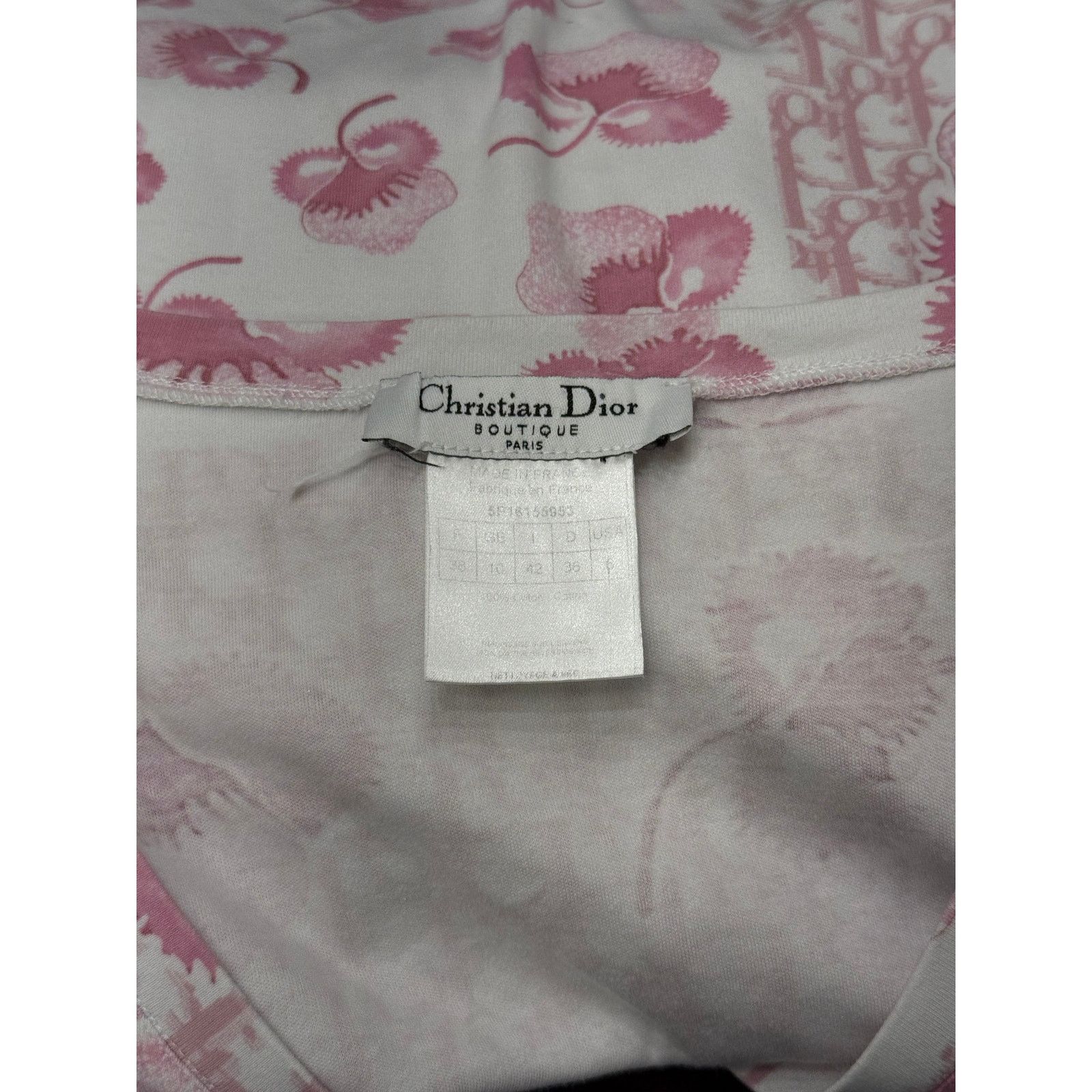 Dior 2000s Christian Dior by Galliano monogram t-shirt Size M / US 6-8 / IT 42-44 - 7 Thumbnail