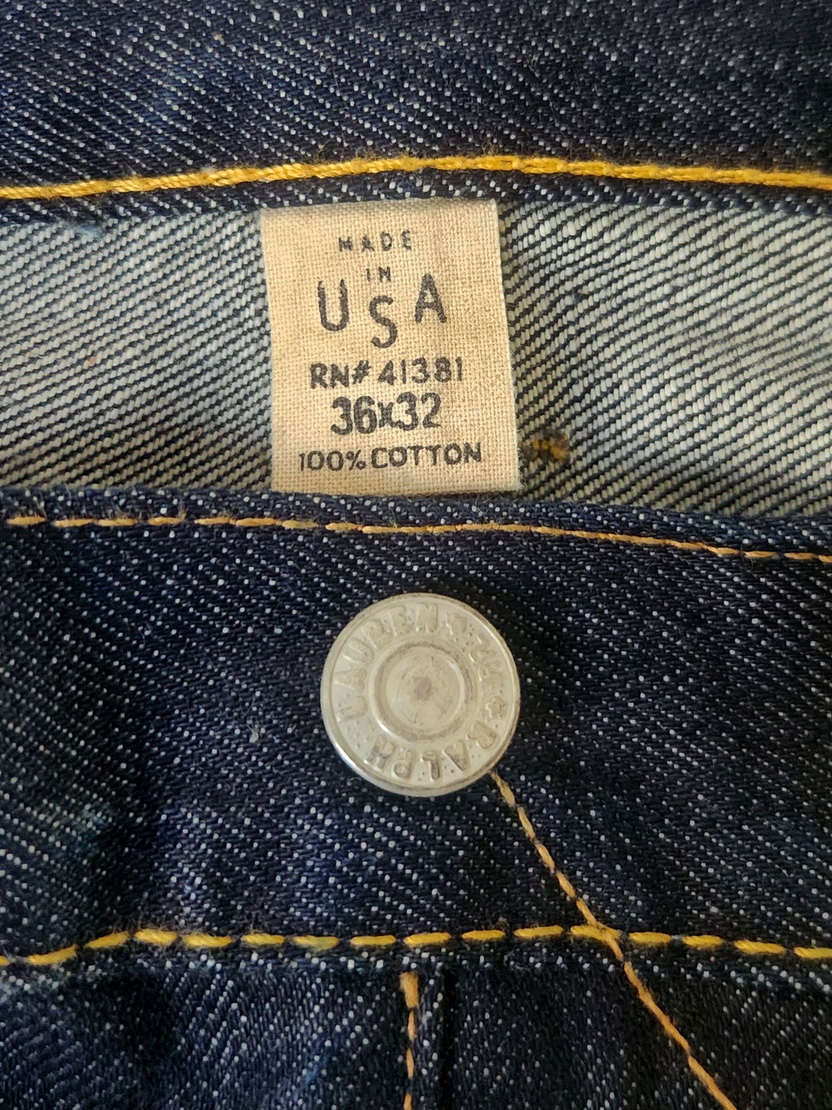 RRL Ralph Lauren Ralph Lauren RRL Jeans Japanese Woven Selvedge Denim 36 X 32 Size US 36 / EU 52 - 8 Thumbnail