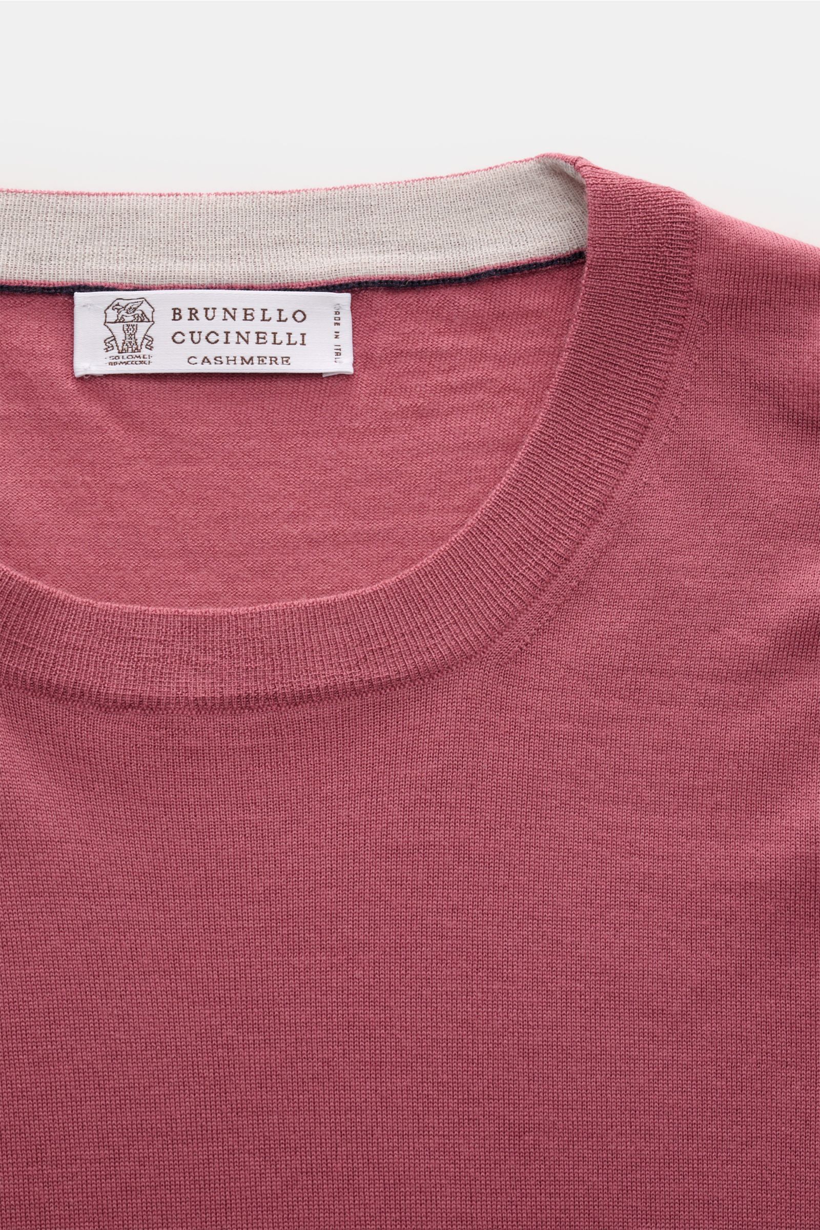 Brunello Cucinelli o1y0526 Crewneck Sweater in Antique Rose Size US M / EU 48-50 / 2 - 2 Thumbnail