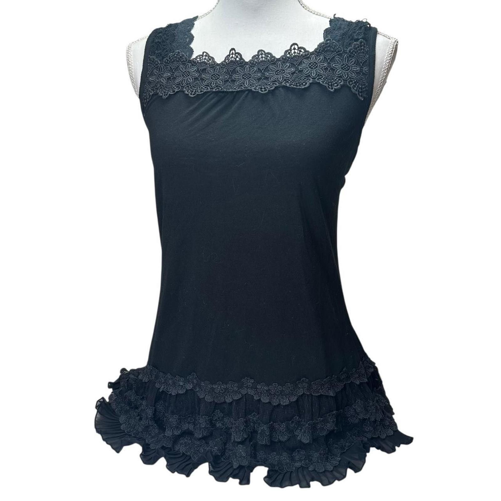 Designer Women's Black Vests-tanks-cami Size ONE SIZE - 1 Thumbnail
