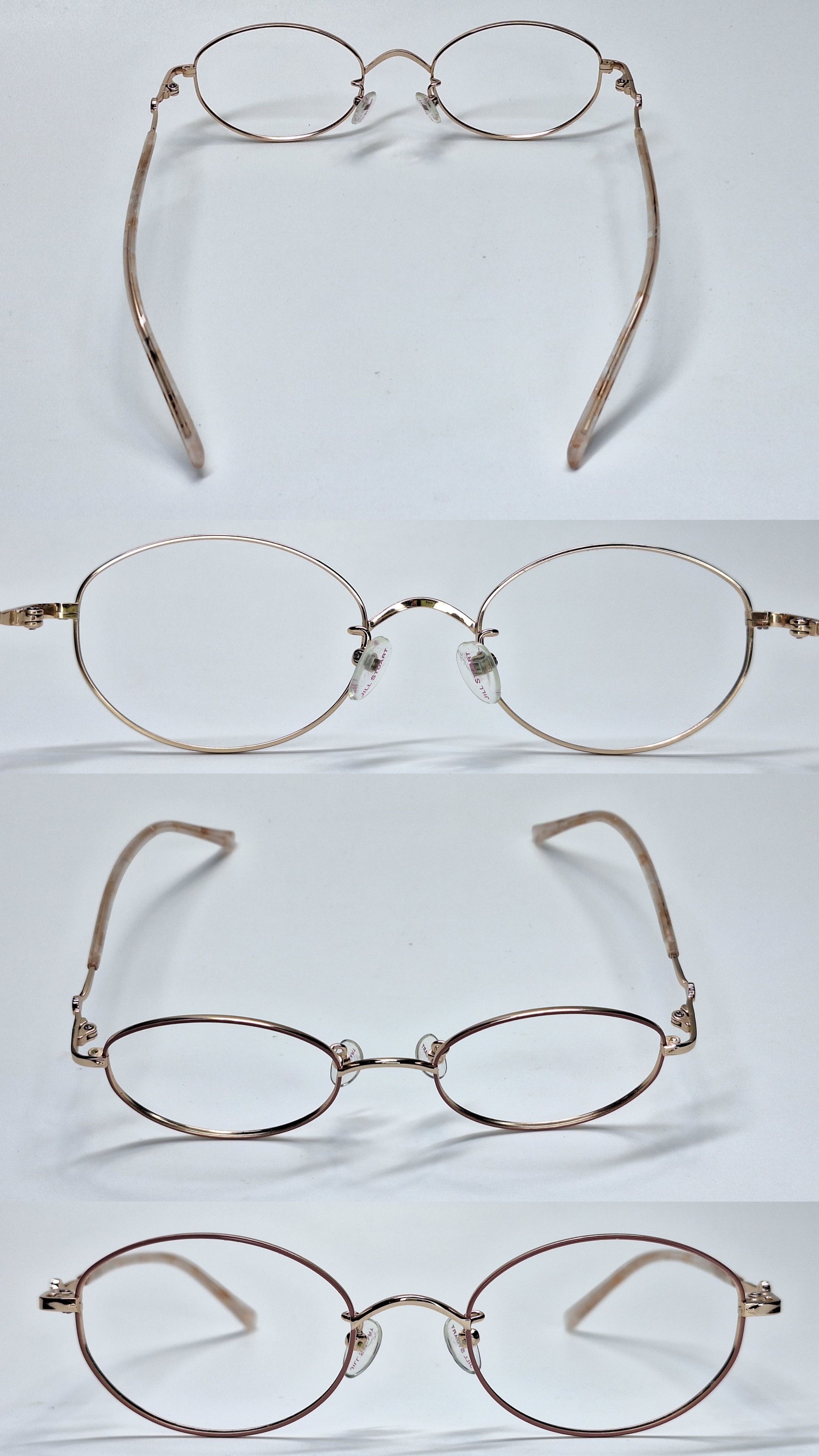 Jil Stuart Jill Stuart 05-0232 2022 Collection Titanium Eyeglass Frame Size ONE SIZE - 3 Thumbnail