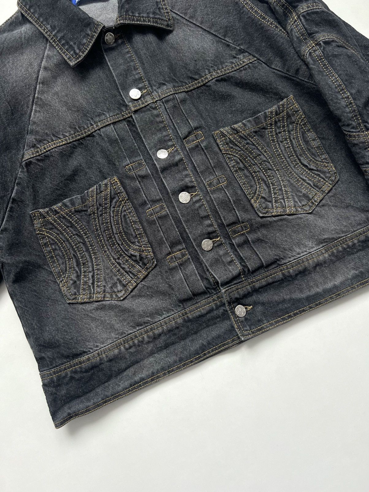 jOONIVERSE LAB 🔥Jooniverse Lab 5 Panels Type-2 Denim Jacket Ash Grey Size US M / EU 48-50 / 2 - 11 Thumbnail