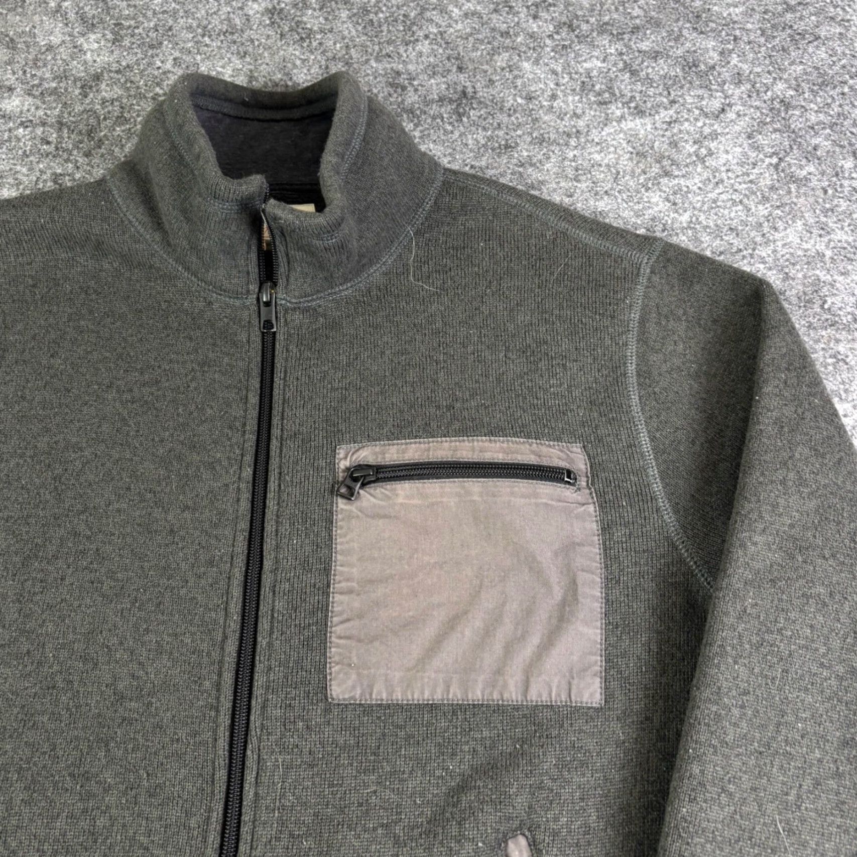 J.Crew J.Crew Mens M Slim Knitwear Sweater Full Zip Sherpa Lined Mock Neck Pockets Logo 90s Casual Workwear Gray Sweatery Knit Style Chestnut? Size US M / EU 48-50 / 2 - 6 Thumbnail
