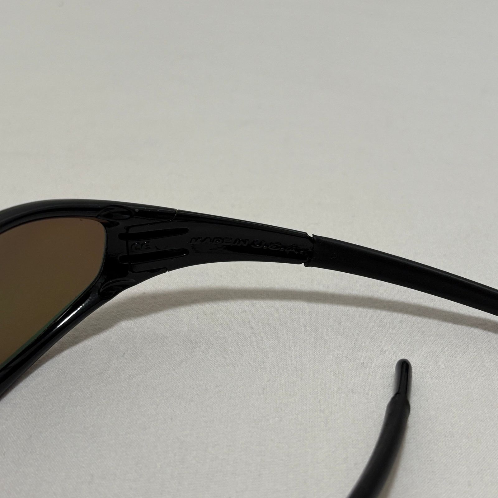 Oakley Oakley Straight Jacket Flames Black Fire Iridium Sunglasses Size ONE SIZE - 6 Thumbnail