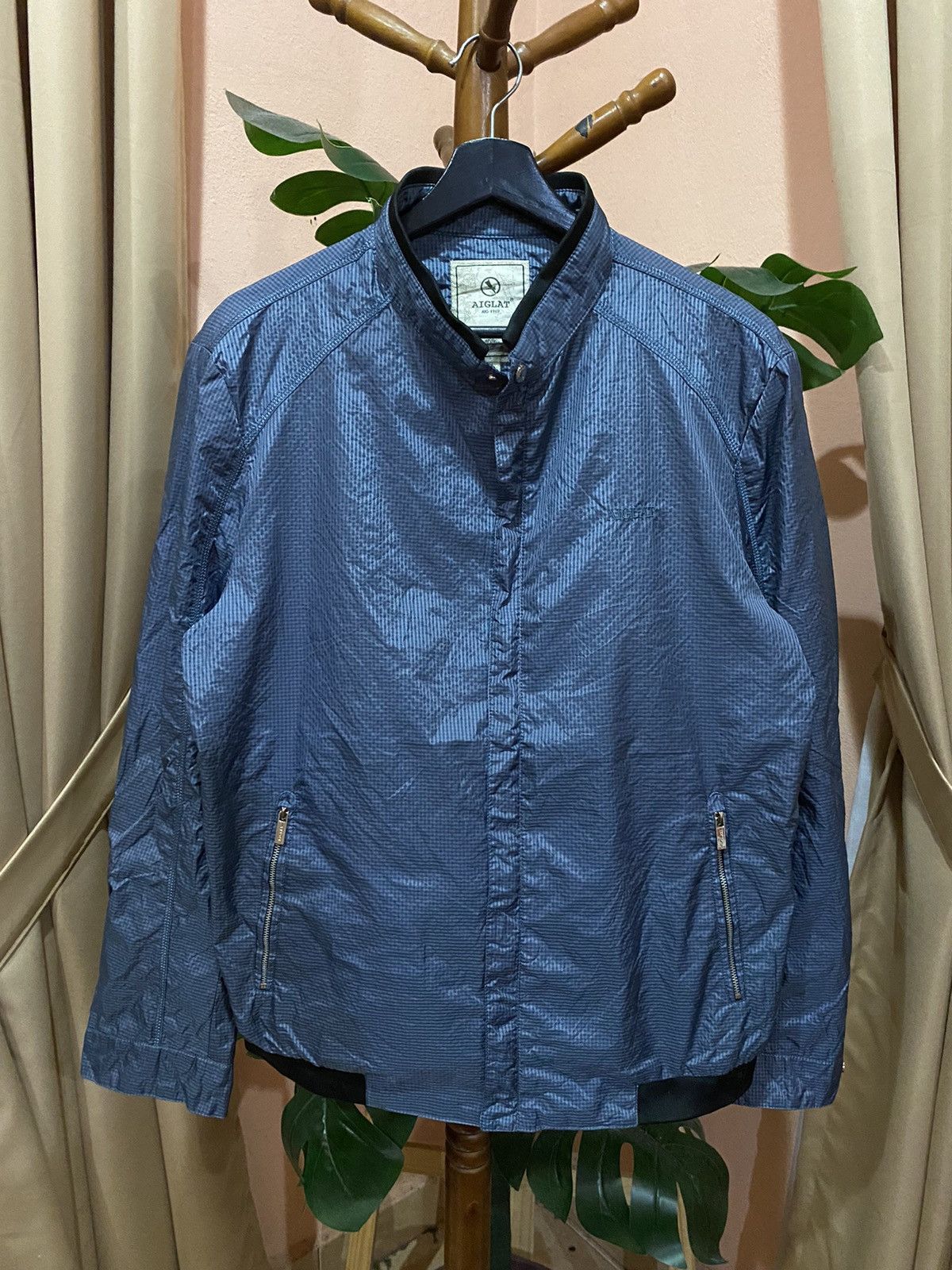 Japanese Brand Aiglat Lightweight Nylon Jacket - Modern Style Functionality Size US L / EU 52-54 / 3 - 1 Thumbnail