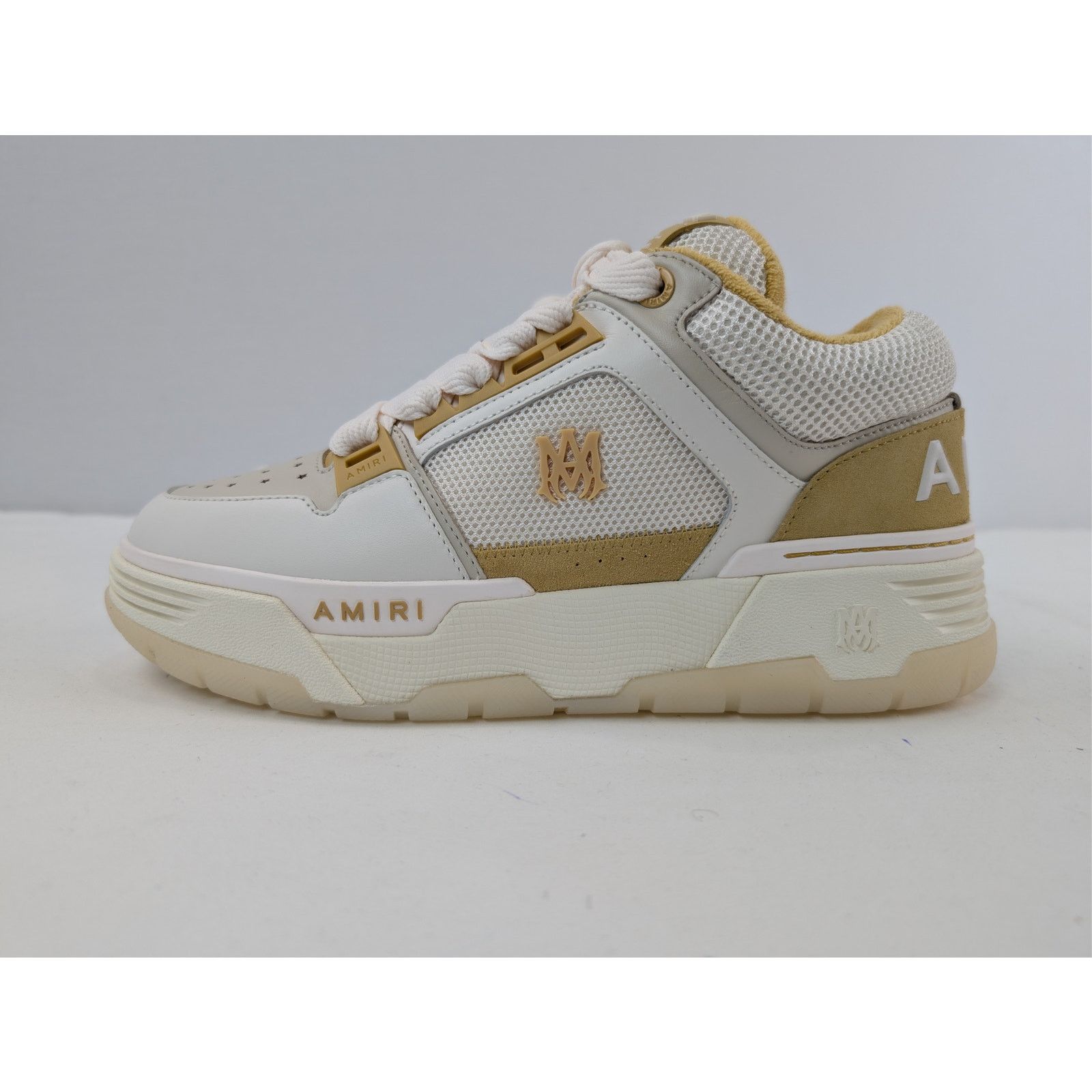 Amiri o1rshd1 MA-1 Low-Top Sneakers in Champagne Size US 9 / EU 42 - 12 Thumbnail