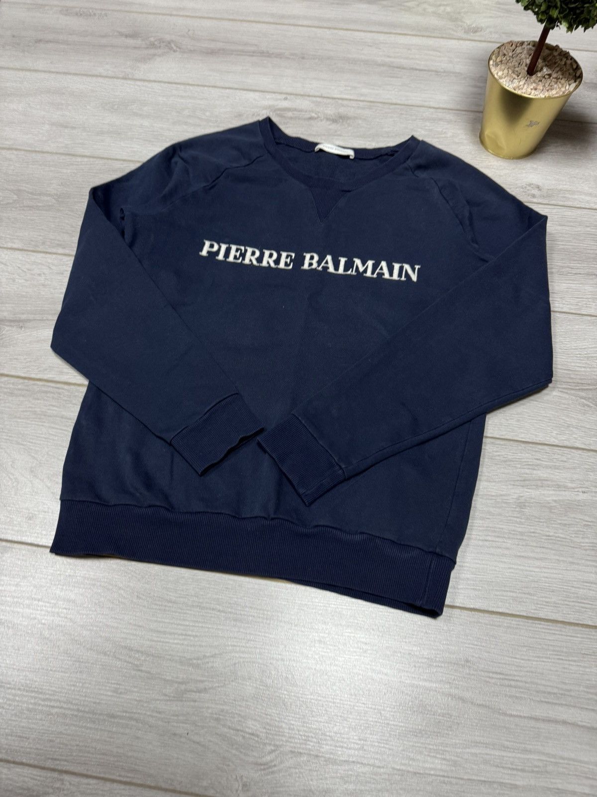 Pierre Balmain Pierre Balmain big embroidered logo letters sweatshirt Size US M / EU 48-50 / 2 - 6 Thumbnail