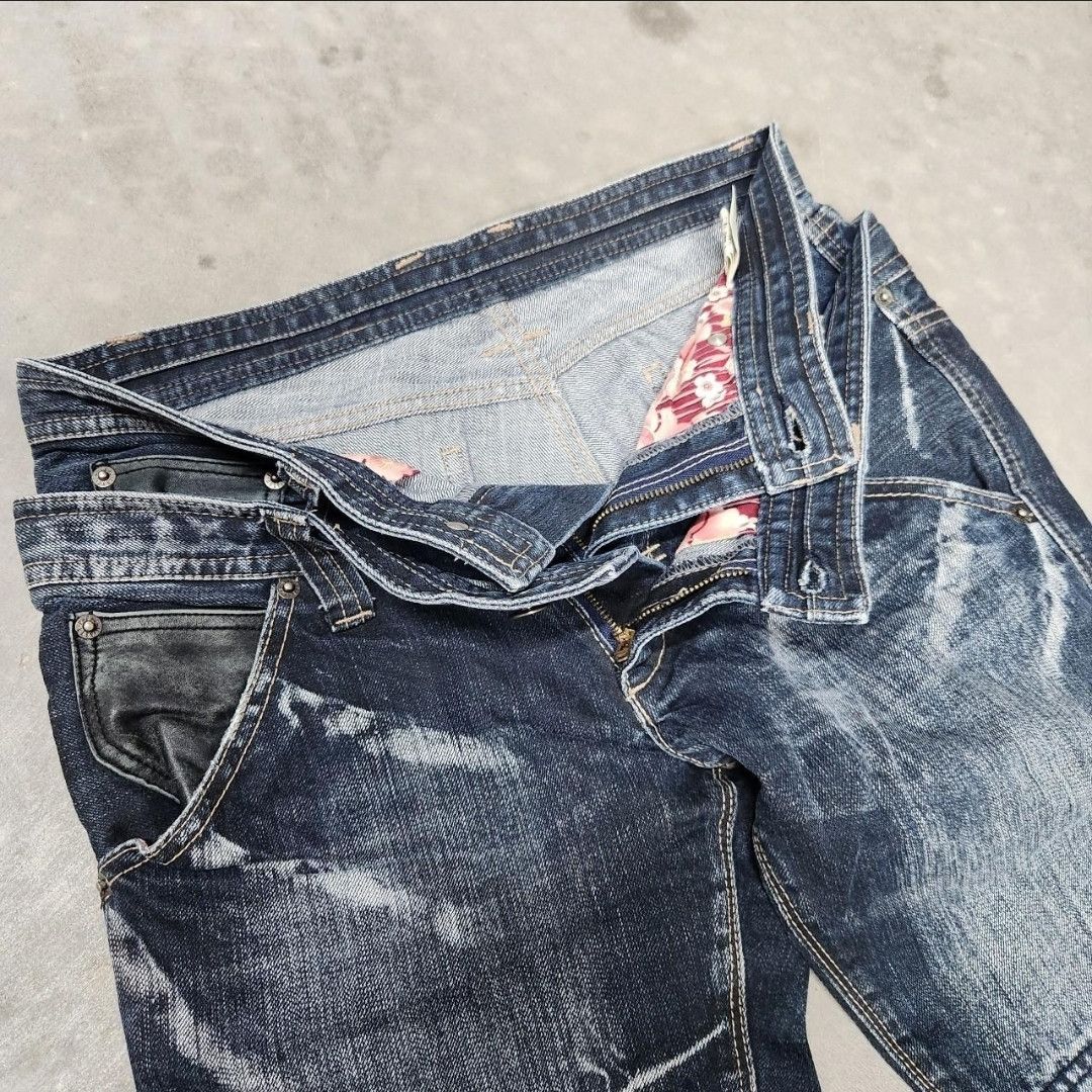 PPFM PPFM Double Waist Jeans Size US 31 - 3 Thumbnail