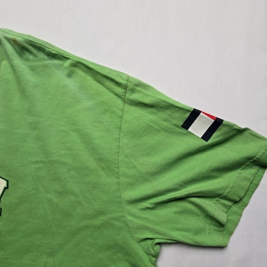 Tommy Jeans Tommy Jeans Graphic Tee Green Logo 85 Paint Stains L Shirt Size US L / EU 52-54 / 3 - 9 Thumbnail