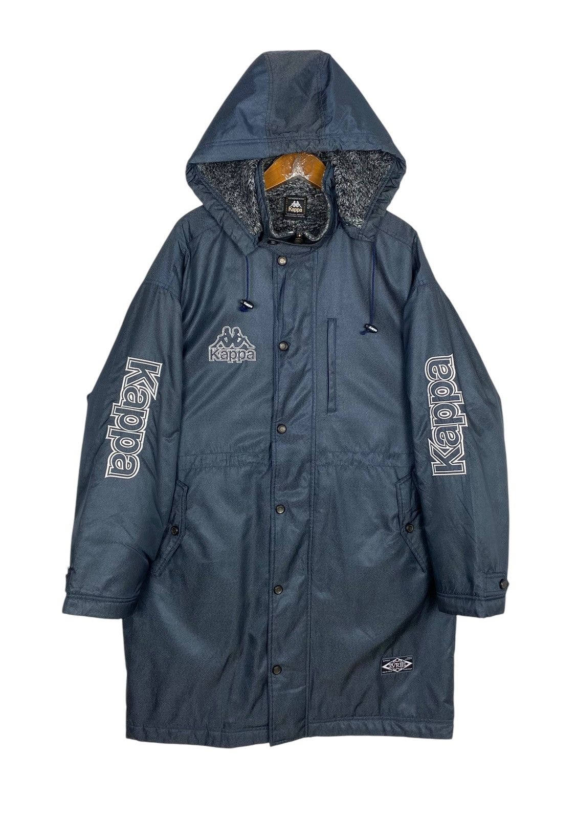 Kappa Rare‼️ Vtg Kappa Sherpa Lined Parka Sports Embroidery Logo Size US L / EU 52-54 / 3 - 1 Thumbnail