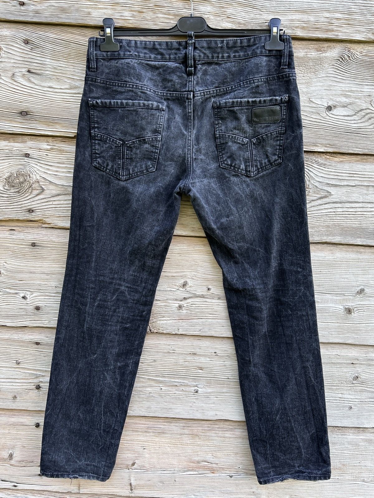 Dsquared2 00s Vintage Dsquared2 Avant Garde Washed Denim Jeans Size US 30 / EU 46 - 7 Thumbnail