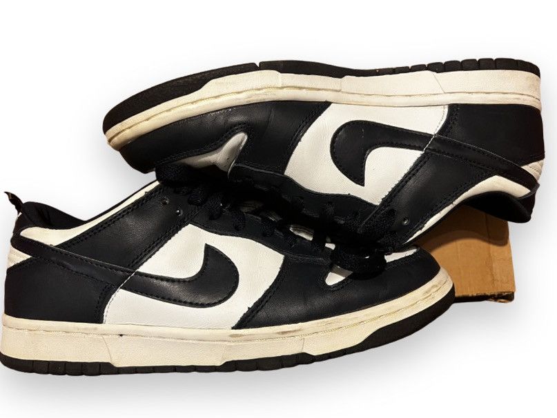 Nike × Vintage Nike dunk 1999 low size 8 with box navy/white Size US 8 / EU 41 - 2 Thumbnail