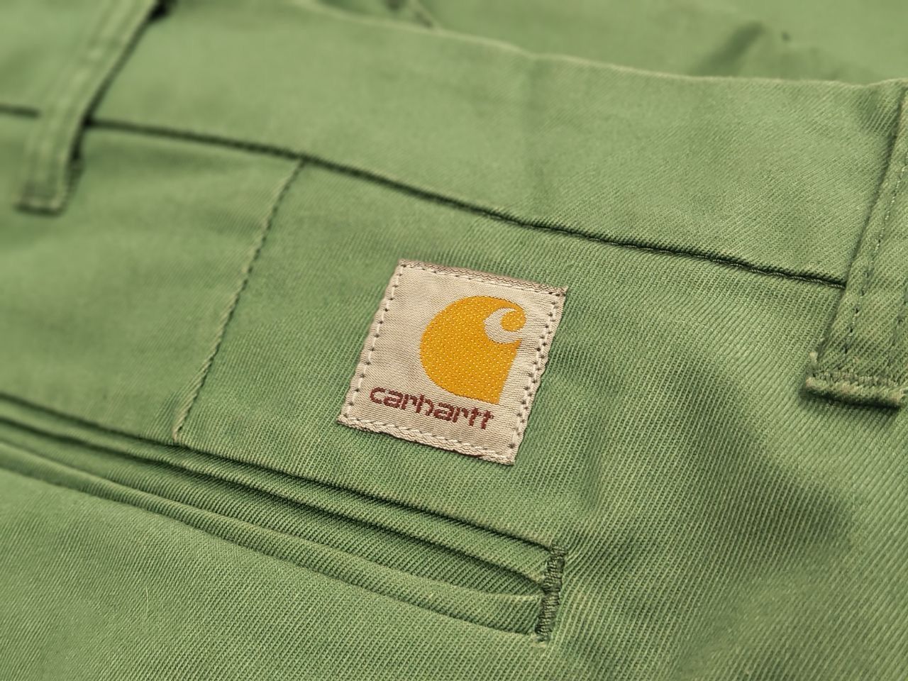 Carhartt Vintage Carhartt Logo Sid Light Green Chino Trouser Pants Size US 36 / EU 52 - 11 Thumbnail