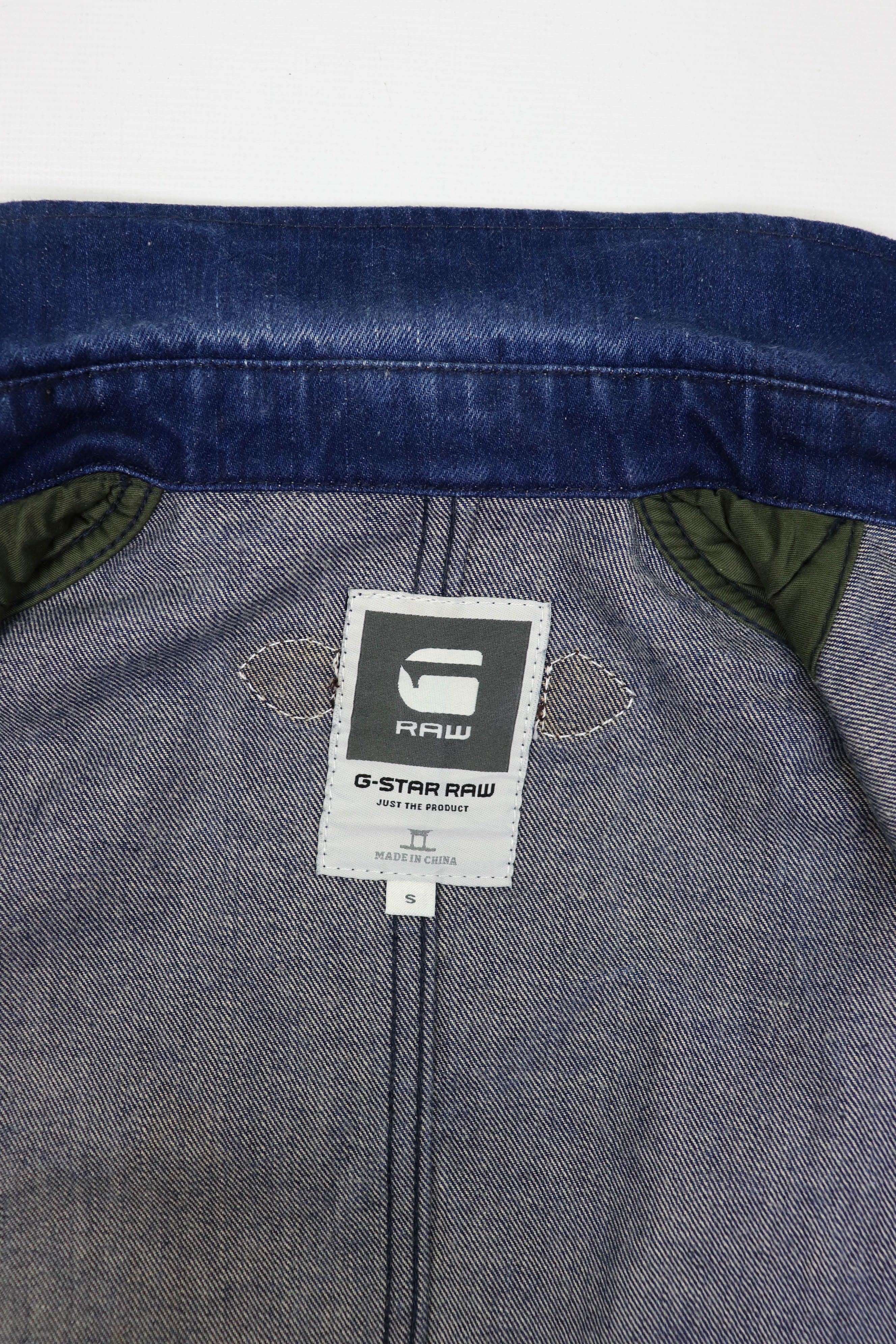 G-Star G-Star Raw Denim Oregon Zip Overshirt LS French Chore Jacket Size US S / EU 44-46 / 1 - 10 Thumbnail
