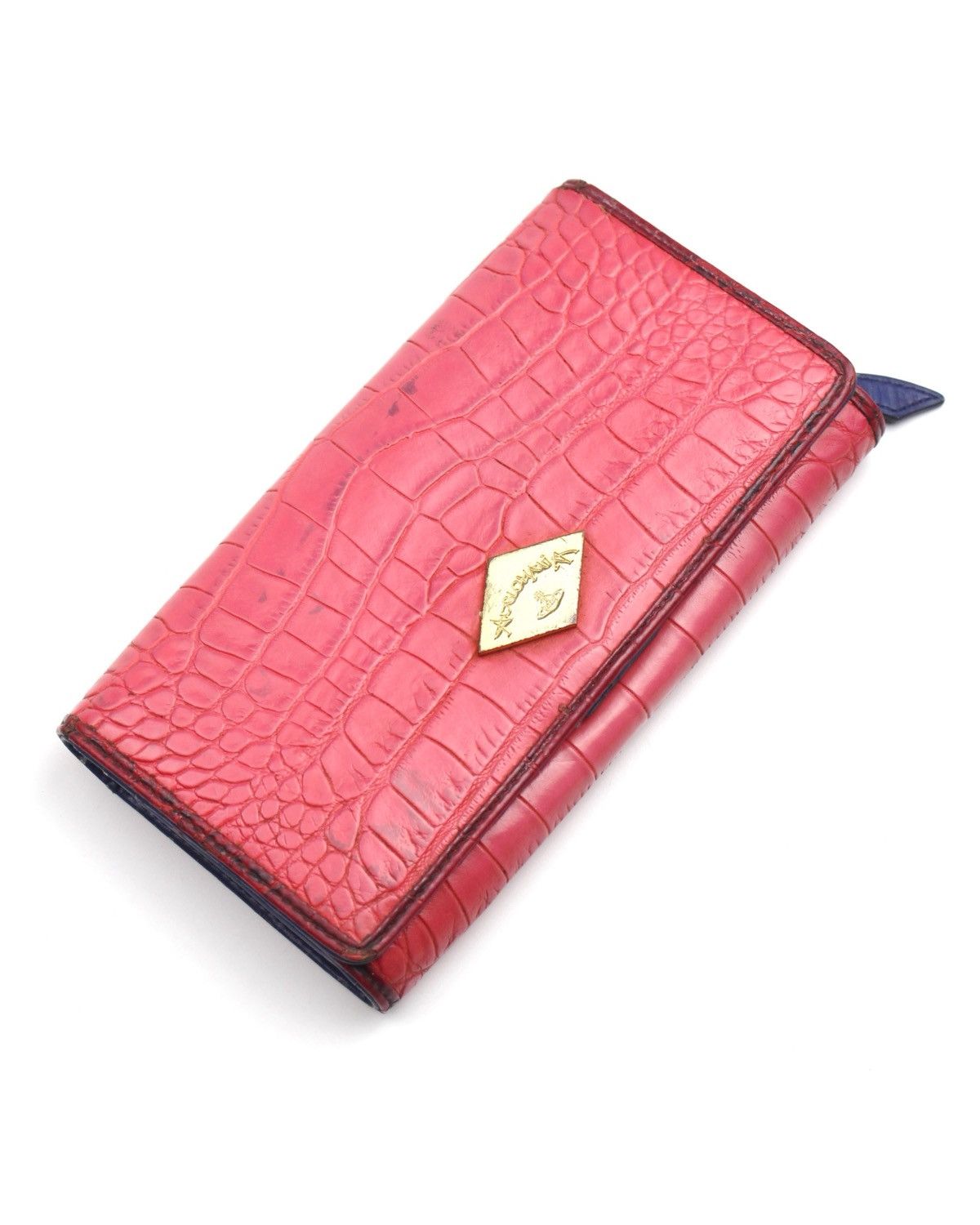 Vivienne Westwood 2000S VIVIENNE WESTWOOD ANGLOMANIA CROC-EMBOSSED WALLET Size ONE SIZE - 1 Thumbnail