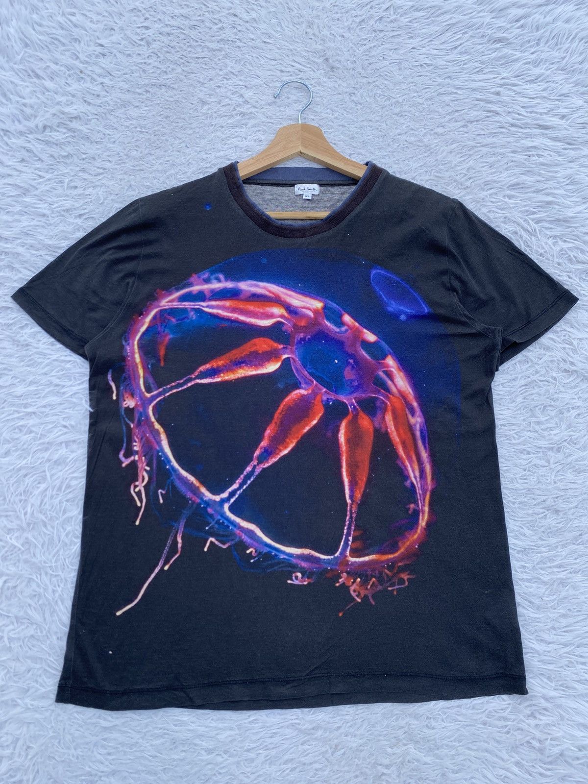 Paul Smith Rare Vintage 2009 Paul Smith Jelly Fish Design Tshirt Size US M / EU 48-50 / 2 - 1 Thumbnail