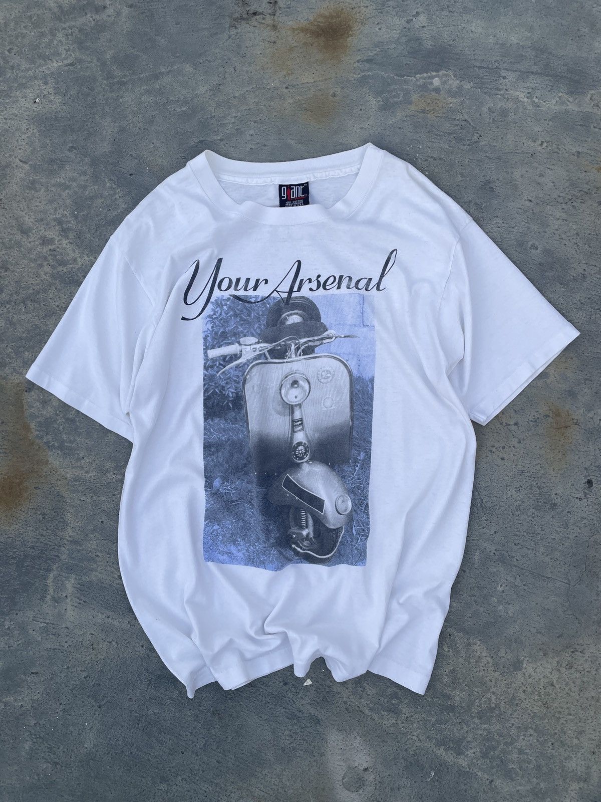 image of Band Tees x Morrissey Vintage Morrissey in White, Men's (Size XL)