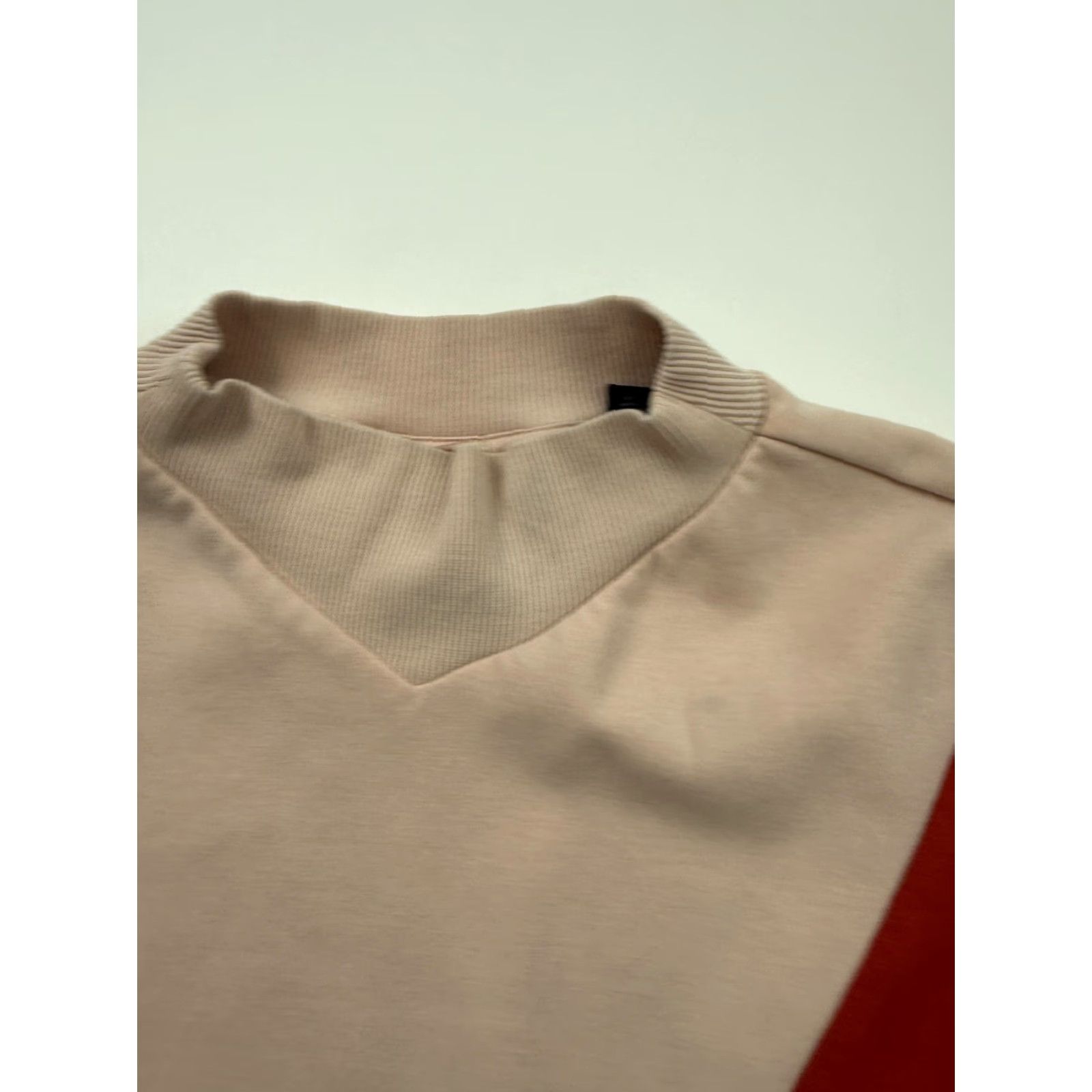 Scotch & Soda Scotch & Soda Dress Womens Small Colorblock Mock Neck Long Sleeve Sweatshirt Shift Casual Knits Multicolor Womens Small Pullover Size S / US 4 / IT 40 - 6 Thumbnail