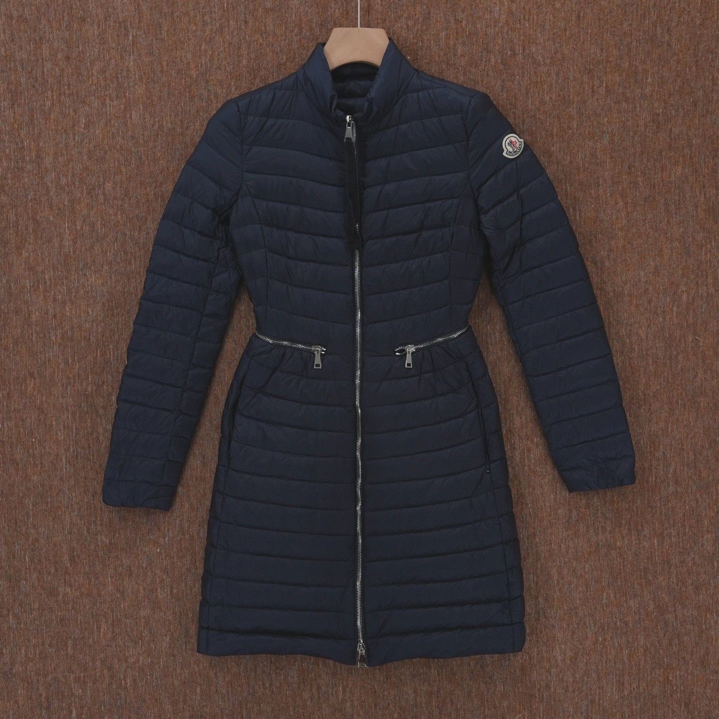 Moncler Moncler Agatelon Long Waist-Cinching Down Jacket Size M / US 6-8 / IT 42-44 - 1 Thumbnail