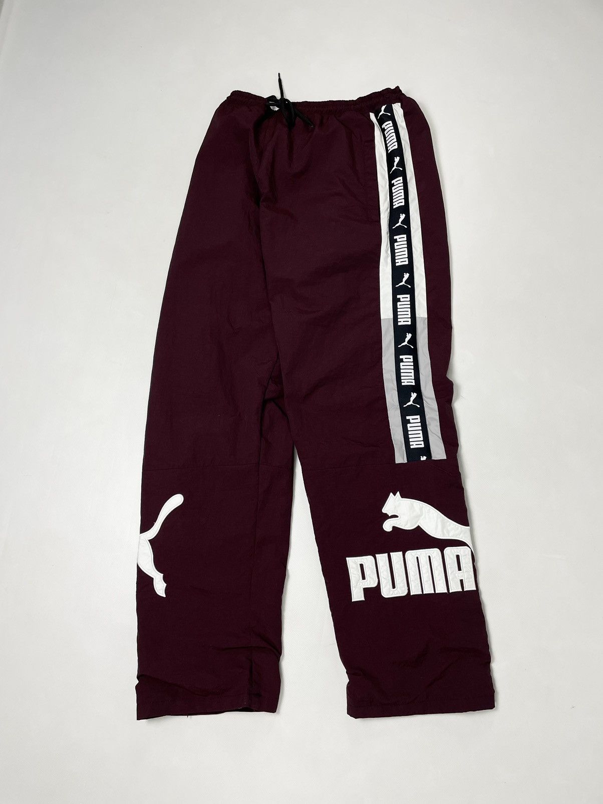 Puma Vintage 🐯 Puma big logo lampass nylon speedcat pants Size US 32 / EU 48 - 4 Thumbnail