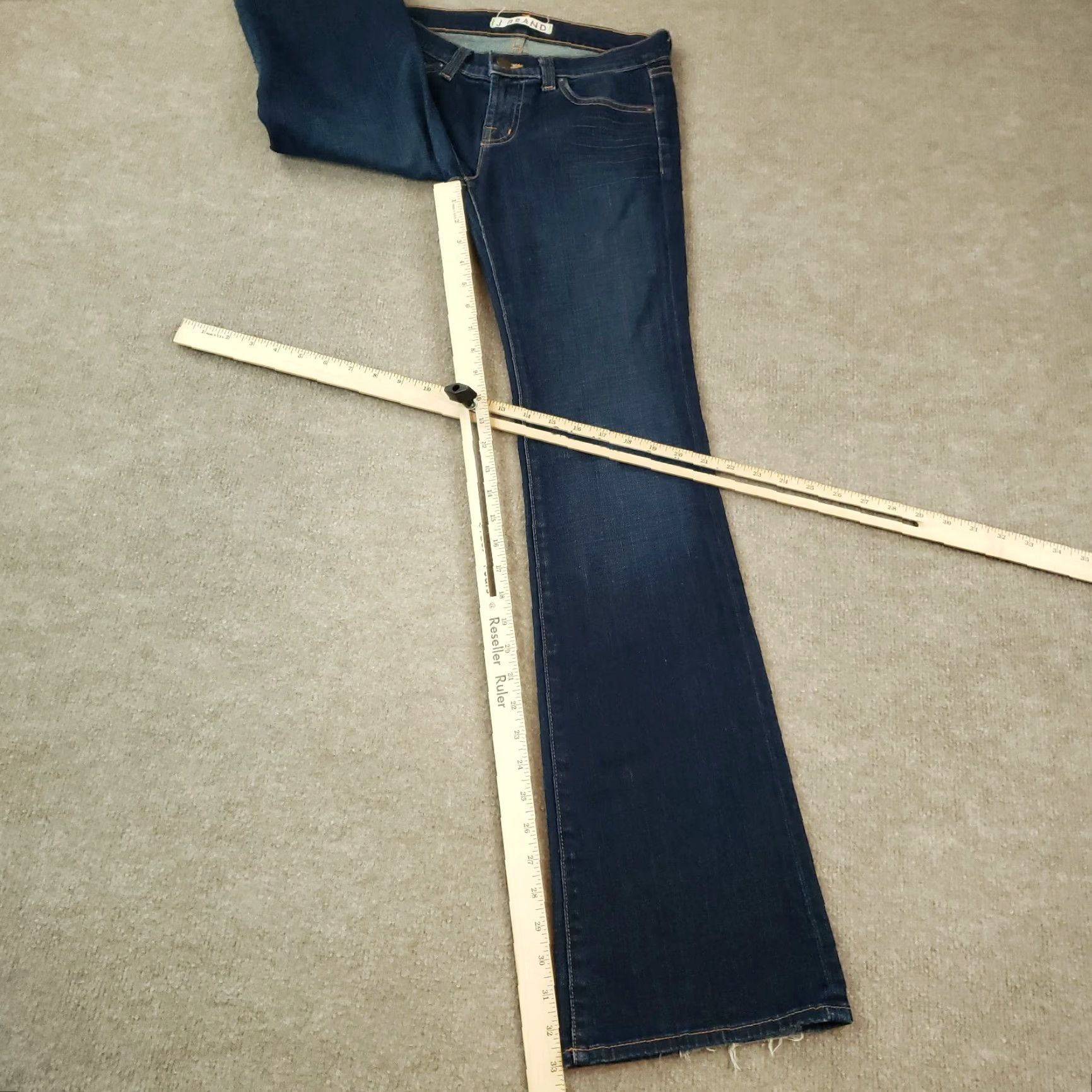 J Brand J Brand Women's Blue Bootcut Stretch Jeans Size 26x33 Size 26" / US 2 / IT 38 - 2 Thumbnail