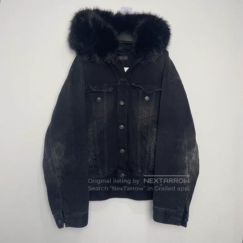 Balenciaga Balenciaga Hooded Fur Jacket Size US M / EU 48-50 / 2 - 1 Thumbnail
