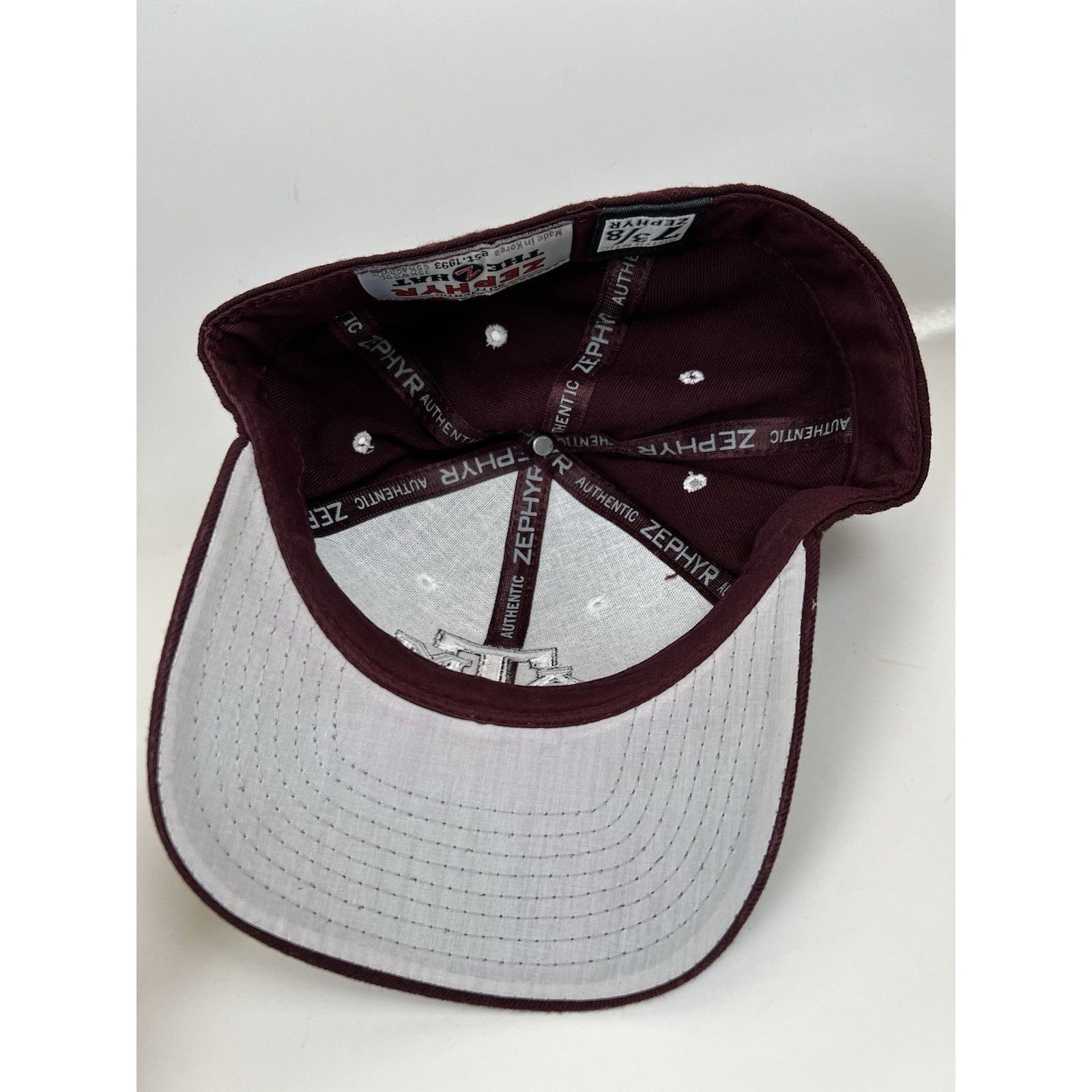 Zephyr Vintage Texas A&M Aggies Fitted Hat Cap Size 7 3/8 Zephyr Wo Size ONE SIZE - 6 Thumbnail