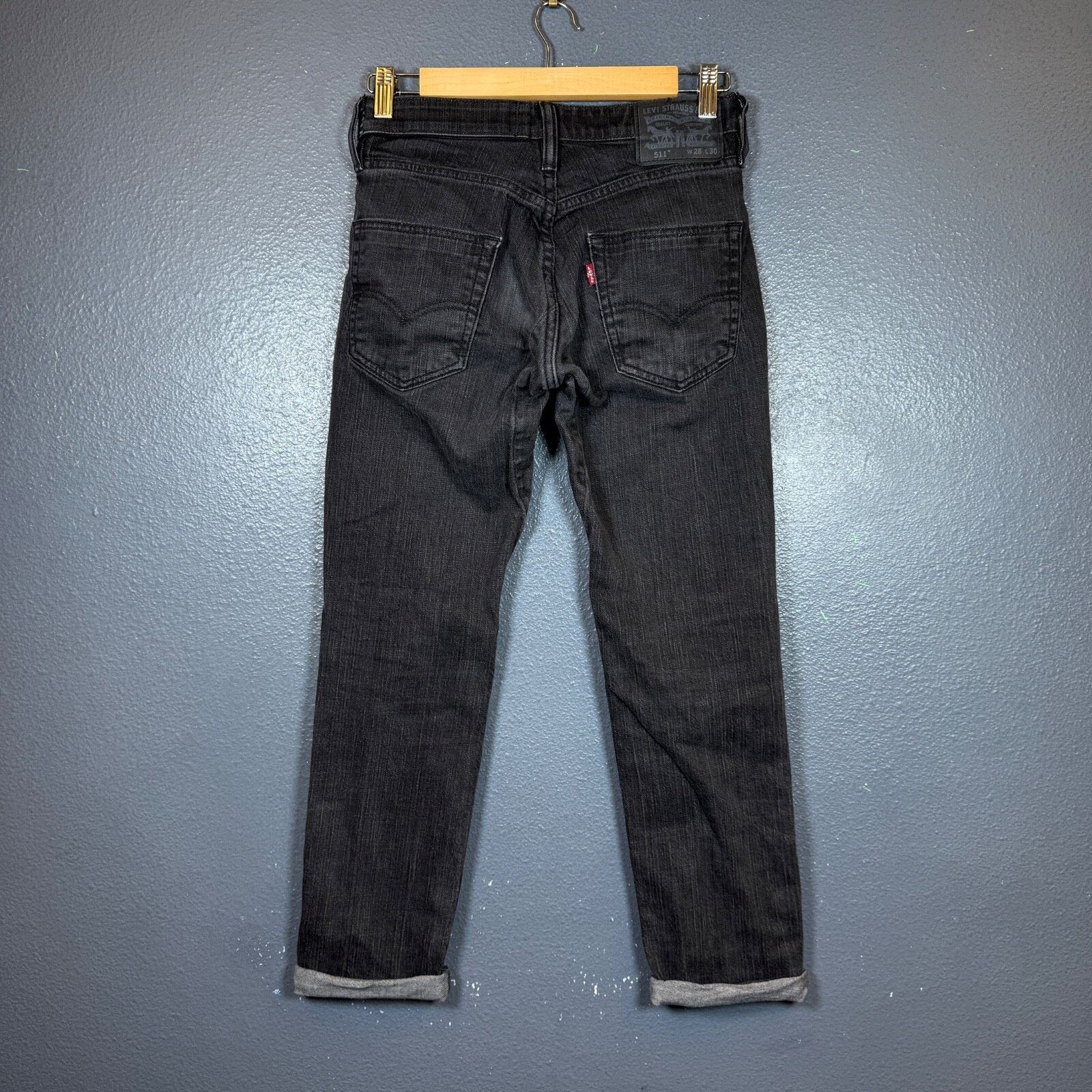 Levi's Levi’s 28/30 Reflective Commuter Selvedge grey denim jeans Size US 28 / EU 44 - 2 Thumbnail