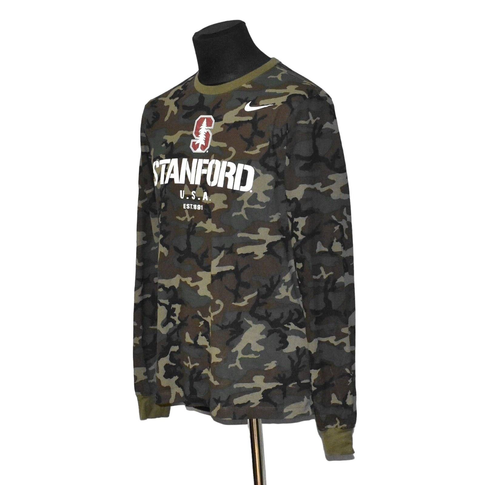 Nike A3 NEW NIKE Standford Camo Dri Fit Crewneck Pullover Tee M Size US M / EU 48-50 / 2 - 2 Thumbnail