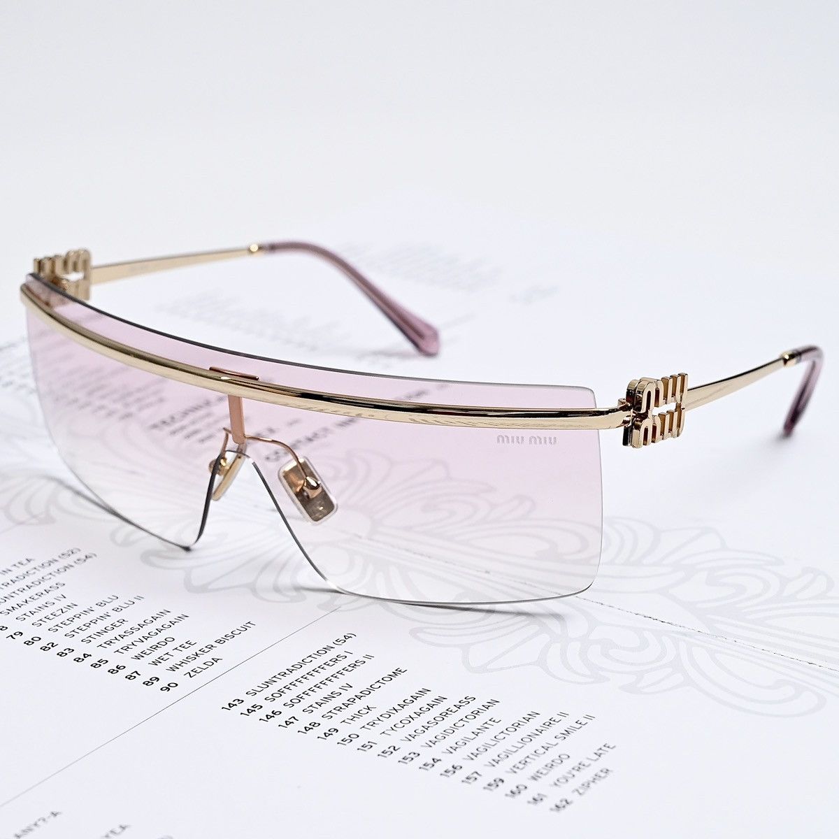 Miu Miu MIU MIU 0MU 50ZS SUNGLASSES Size ONE SIZE - 2 Thumbnail