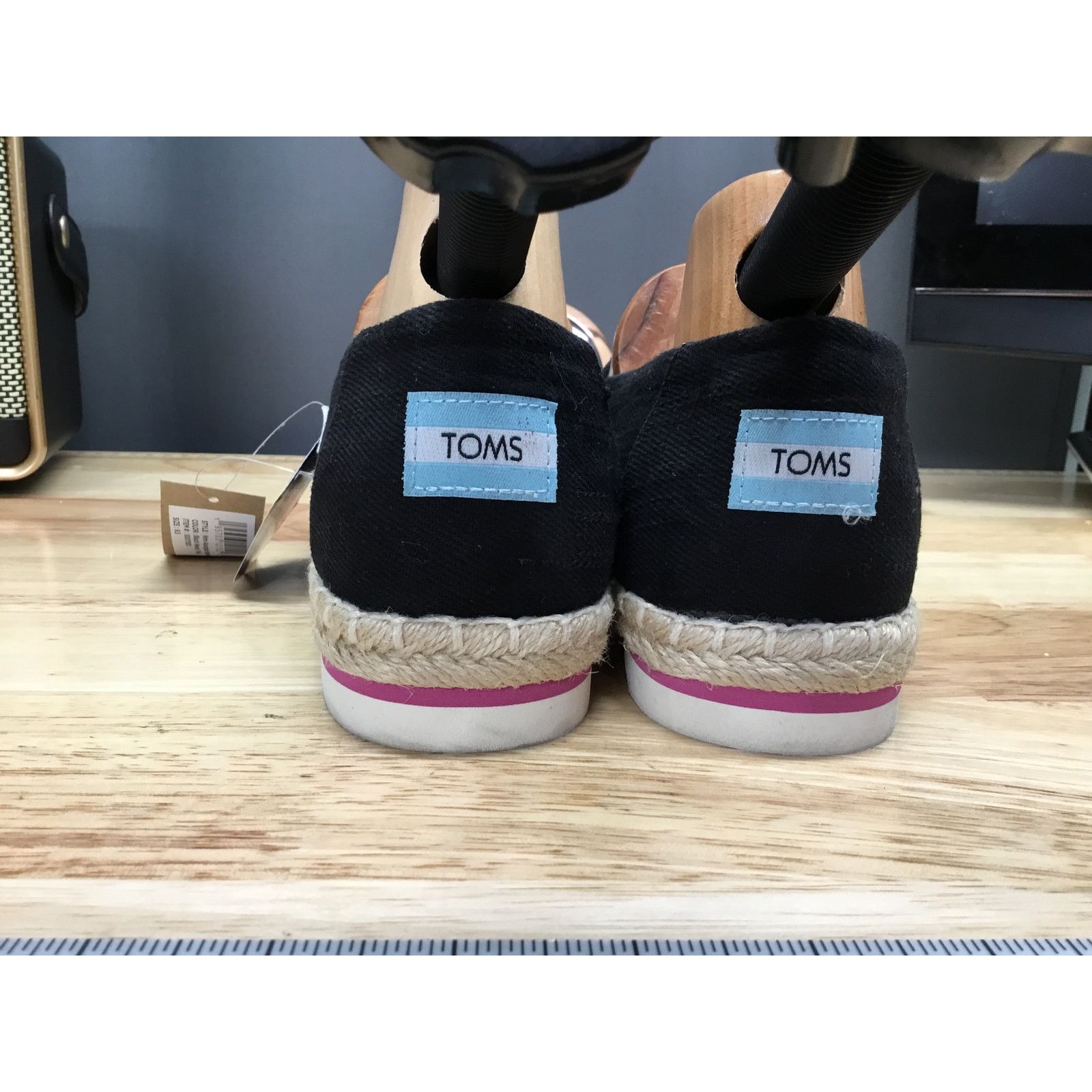 Toms Toms Alpargata Platform Rope Women's Black Comfort Shoes 9.5 Size US 9.5 / IT 39.5 - 3 Thumbnail
