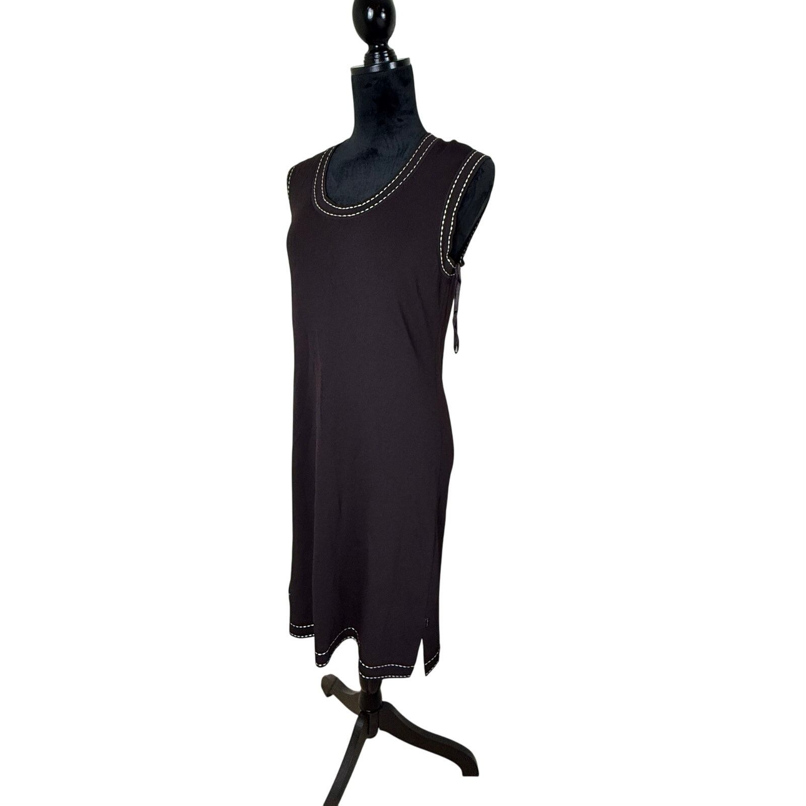 Bcbgmaxazria BCBGMAXAZRIA Dress and Cardigan Set - Brown - XL Size XL / US 12-14 / IT 48-50 - 3 Thumbnail