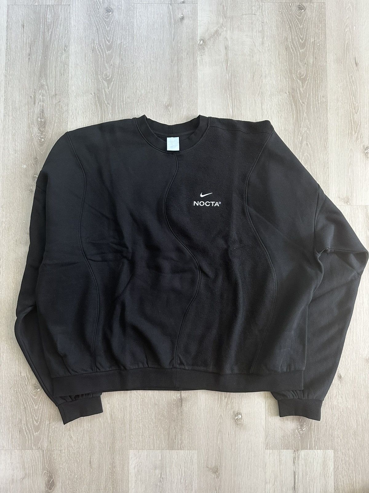 image of Defective Garments X Nocta Swearshirt in Black, Men's (Size 2XL)