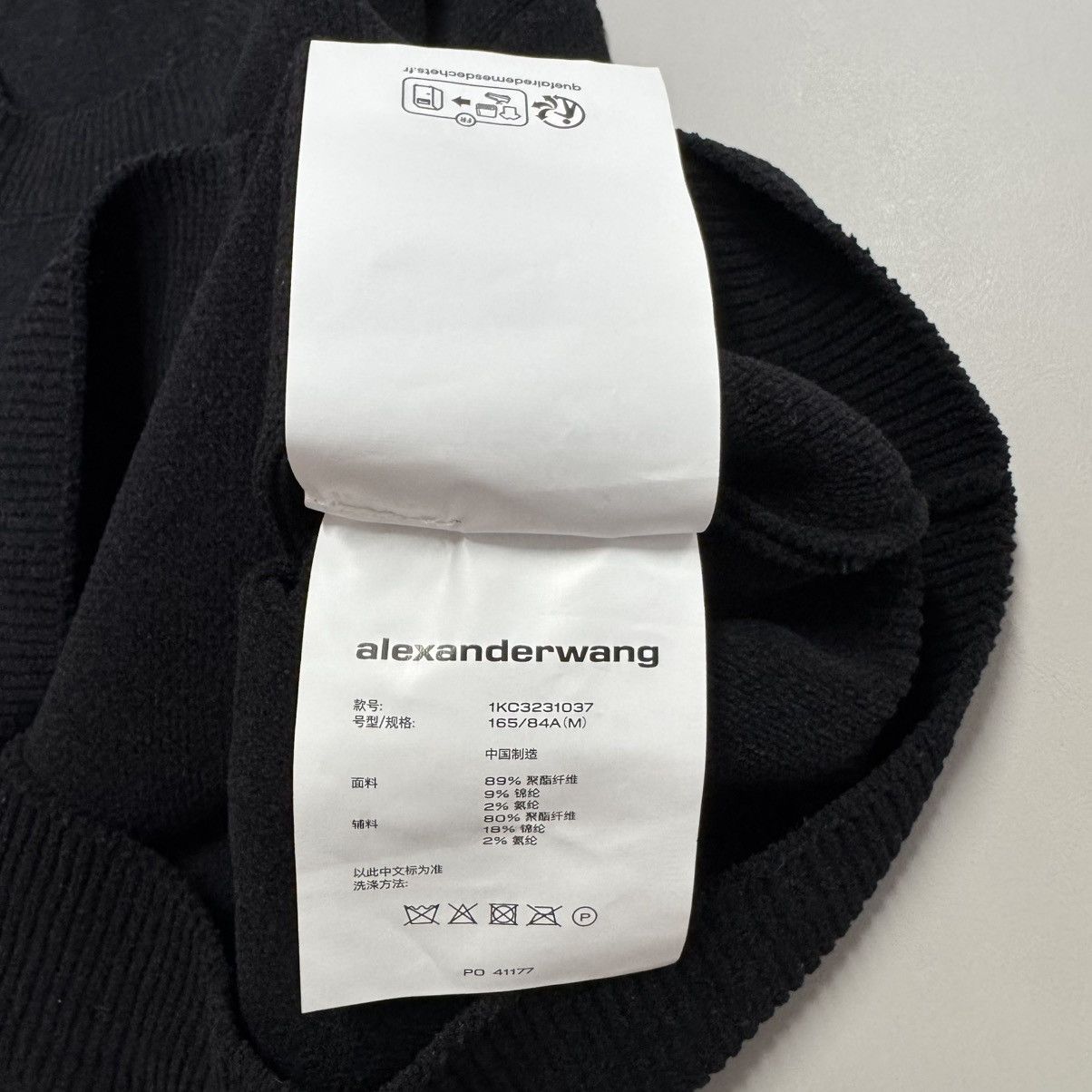 Alexander Wang New with tags Slim-Fit Crew Neck Knit T-Shirt Black Size M Size M / US 6-8 / IT 42-44 - 6 Thumbnail