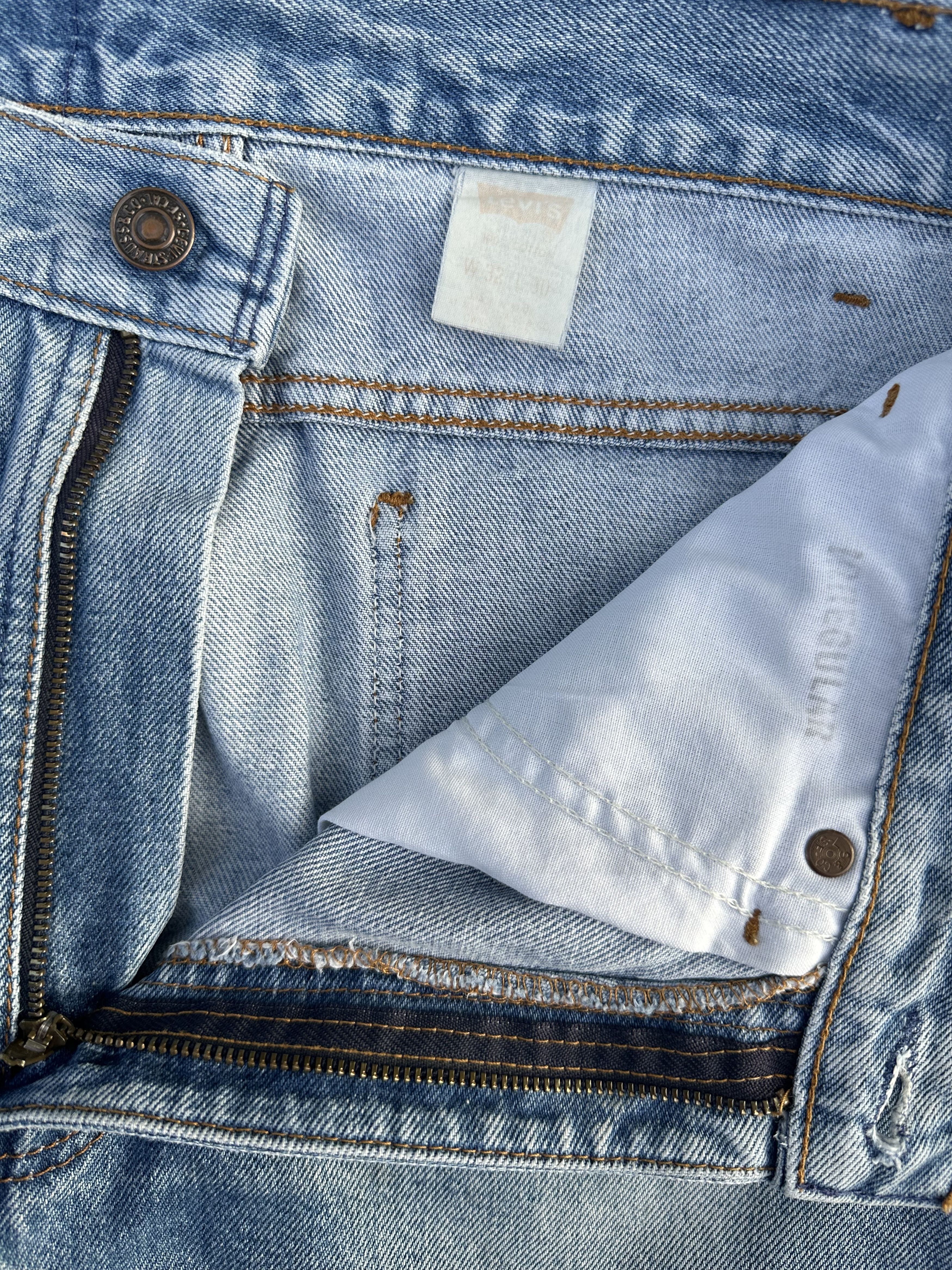 Levi's Vintage 80s Levi’s 505 Orange Tab Faded Distressed Jeans Size US 30 / EU 46 - 13 Thumbnail