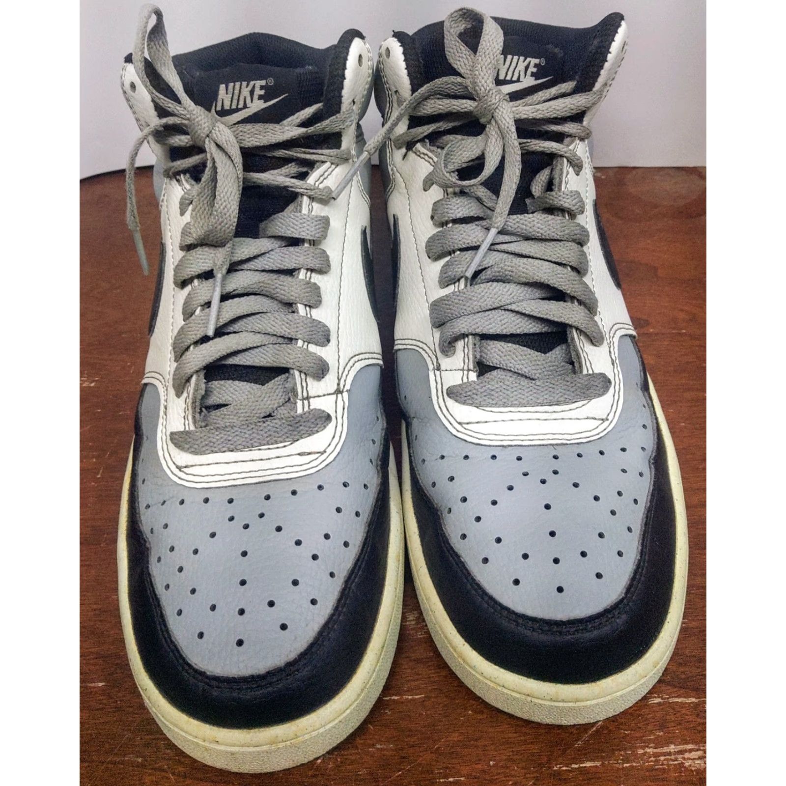 Nike Nike Court Vision Next Nature Mid Top Light Smoke Grey Sail Size 9 Mens Shoes Gray Breathable Cushioned Rubber Outsole Sneakers Size US 9 / EU 42 - 2 Thumbnail