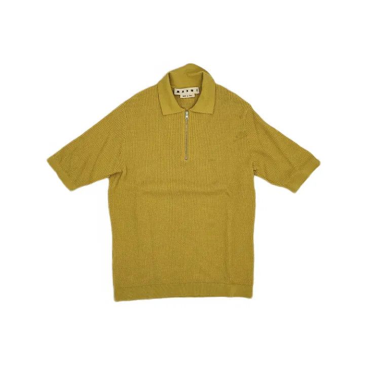 Marni Marni Casual Solid Color Polo Shirt Size US M / EU 48-50 / 2 - 1 Thumbnail