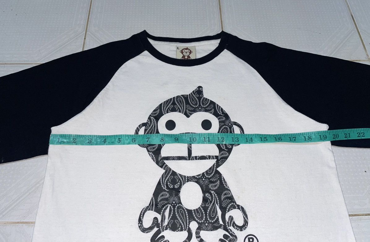 Japanese Brand UITTG Baby Ape Raglan 3q Tshirt Size US M / EU 48-50 / 2 - 9 Thumbnail