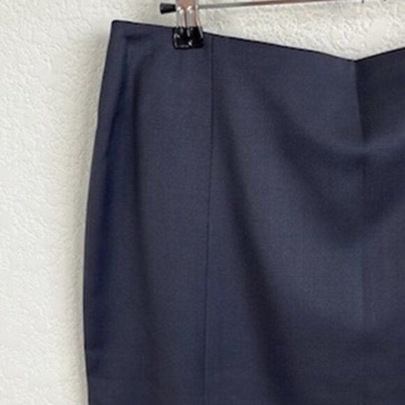 Aquascutum Aquascutum London Dual Slit Solid Pencil Skirt Straight Size 34" / US 12 / IT 48 - 2 Thumbnail