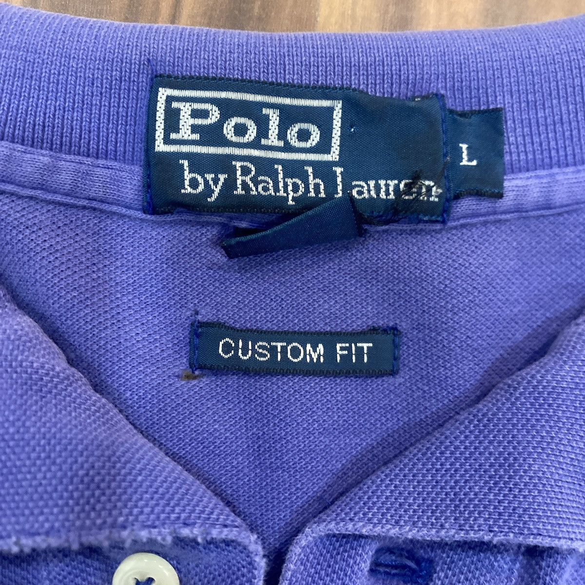 Polo Ralph Lauren Purplish Blue Polo Longsleeve Size US L / EU 52-54 / 3 - 2 Thumbnail