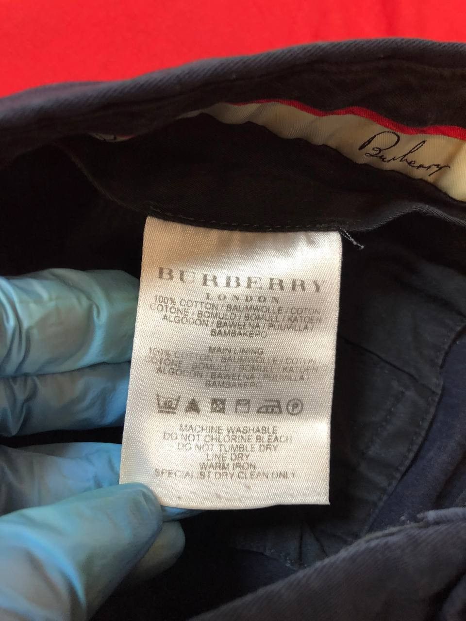 Burberry Burberry London Mens Straight Leg Trousers chino Pants Size US 34 / EU 50 - 3 Thumbnail