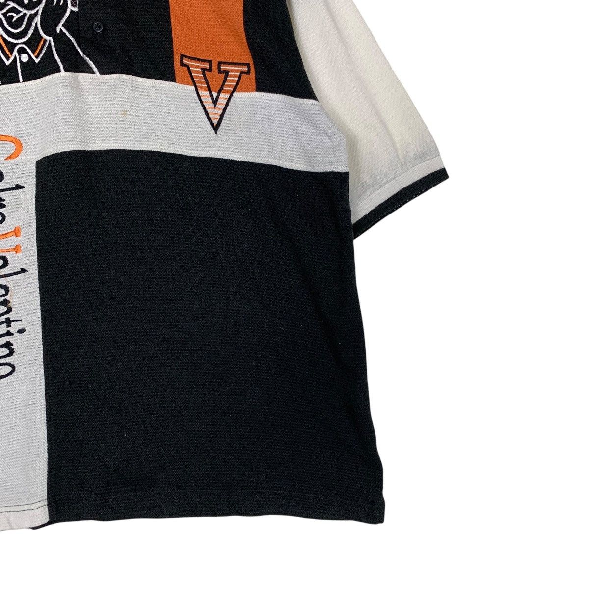 Valentino CALRO VALENTINO Embroidery Big Logo Polo Shirt #1430-C65 Size US M / EU 48-50 / 2 - 4 Thumbnail