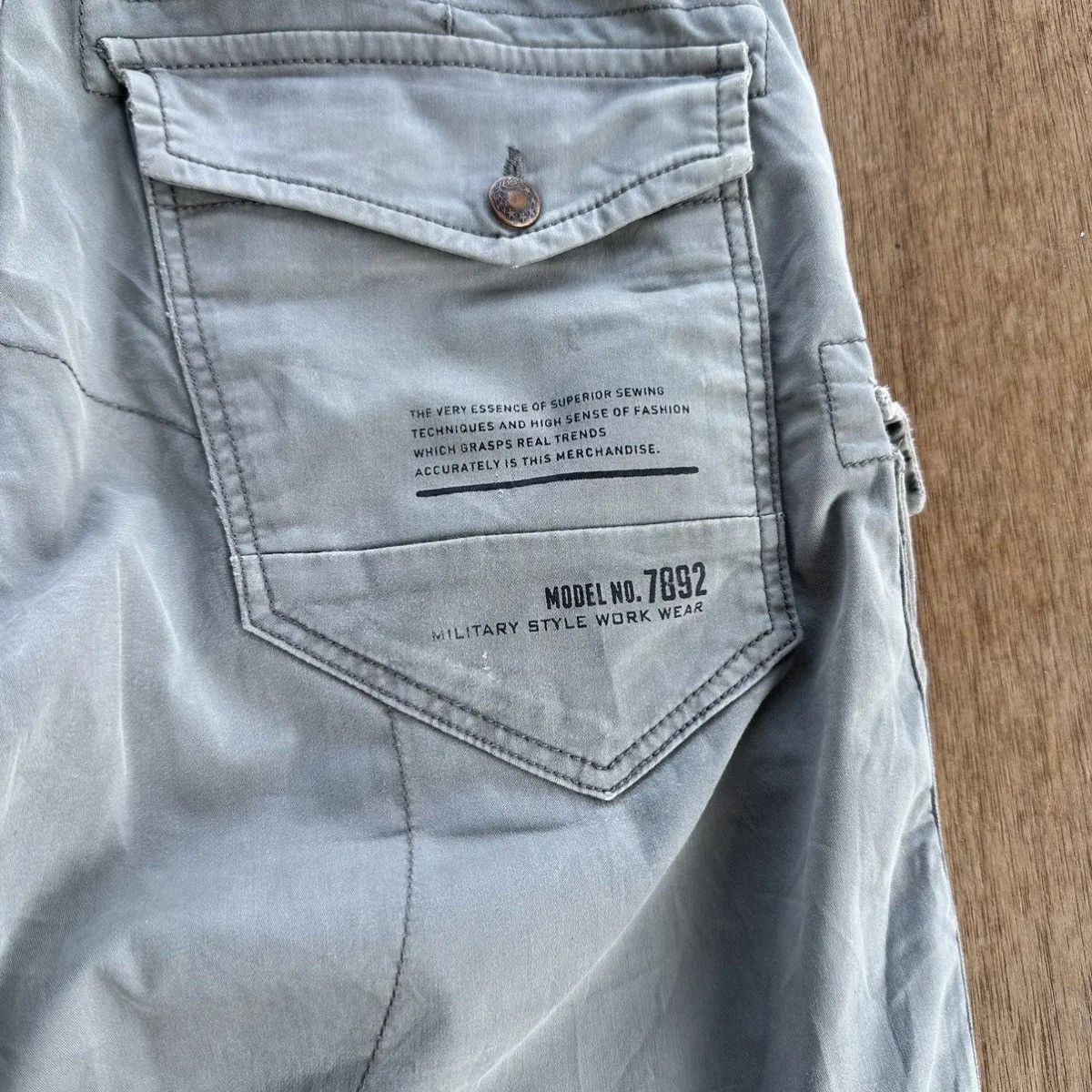 Japanese Brand STEALS💥IZ FRONTIER VINTAGE WORKWEAR DOUBLEKNEE BONDAGE PANT Size US 30 / EU 46 - 18 Thumbnail